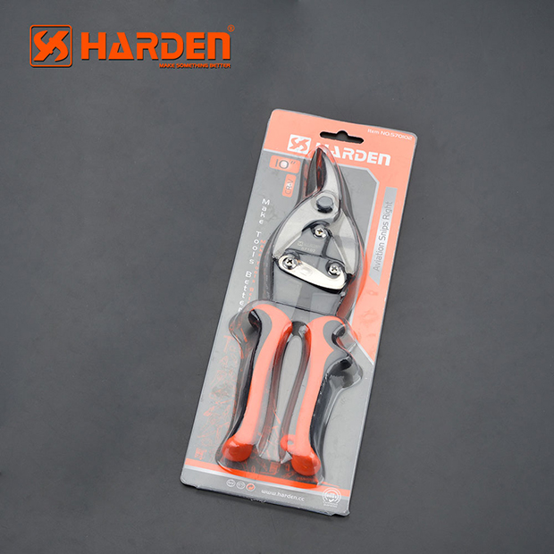 Harden 10" Aviation Snips Right Head ( Professional & Industrial ) Cr-V Right Aviation Tin Snip 570102_img_4