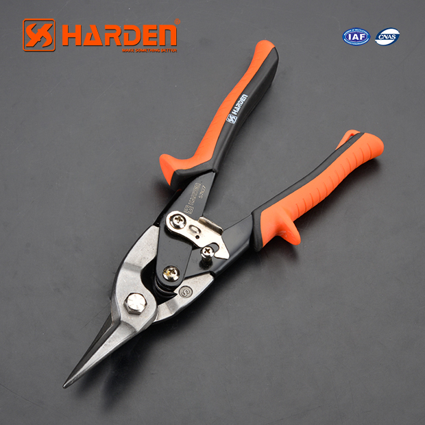 Harden 10" Aviation Snips Taiwan Type Straight Head ( Professional & Industrial ) Chrome Vanadium Straight Aviation Tin Snip 570107