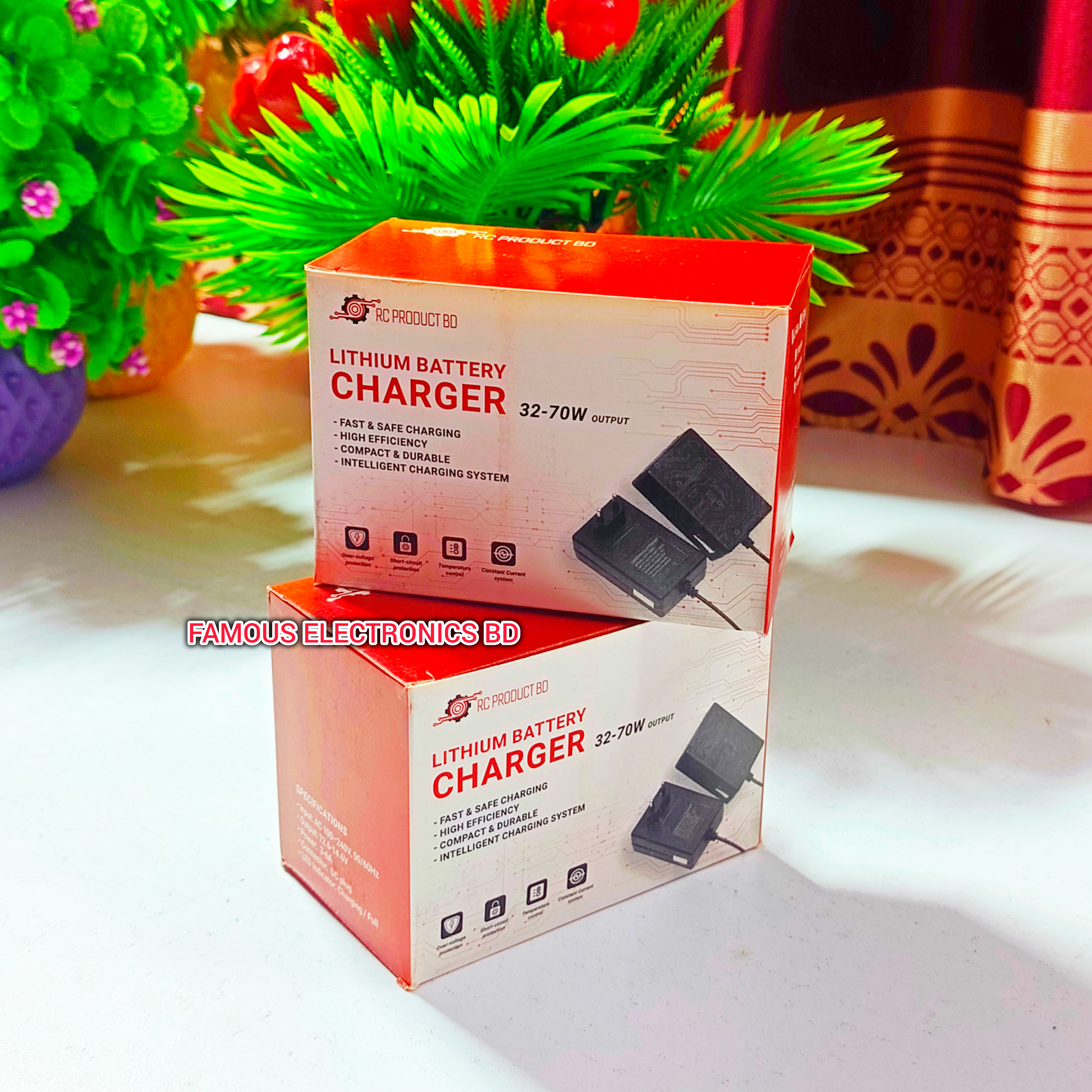 12.6V 6A Li-ion Battery Charger | 70W High-Speed Fast Charger | Full Charge Indicator | Bangladesh Assembled_img_2