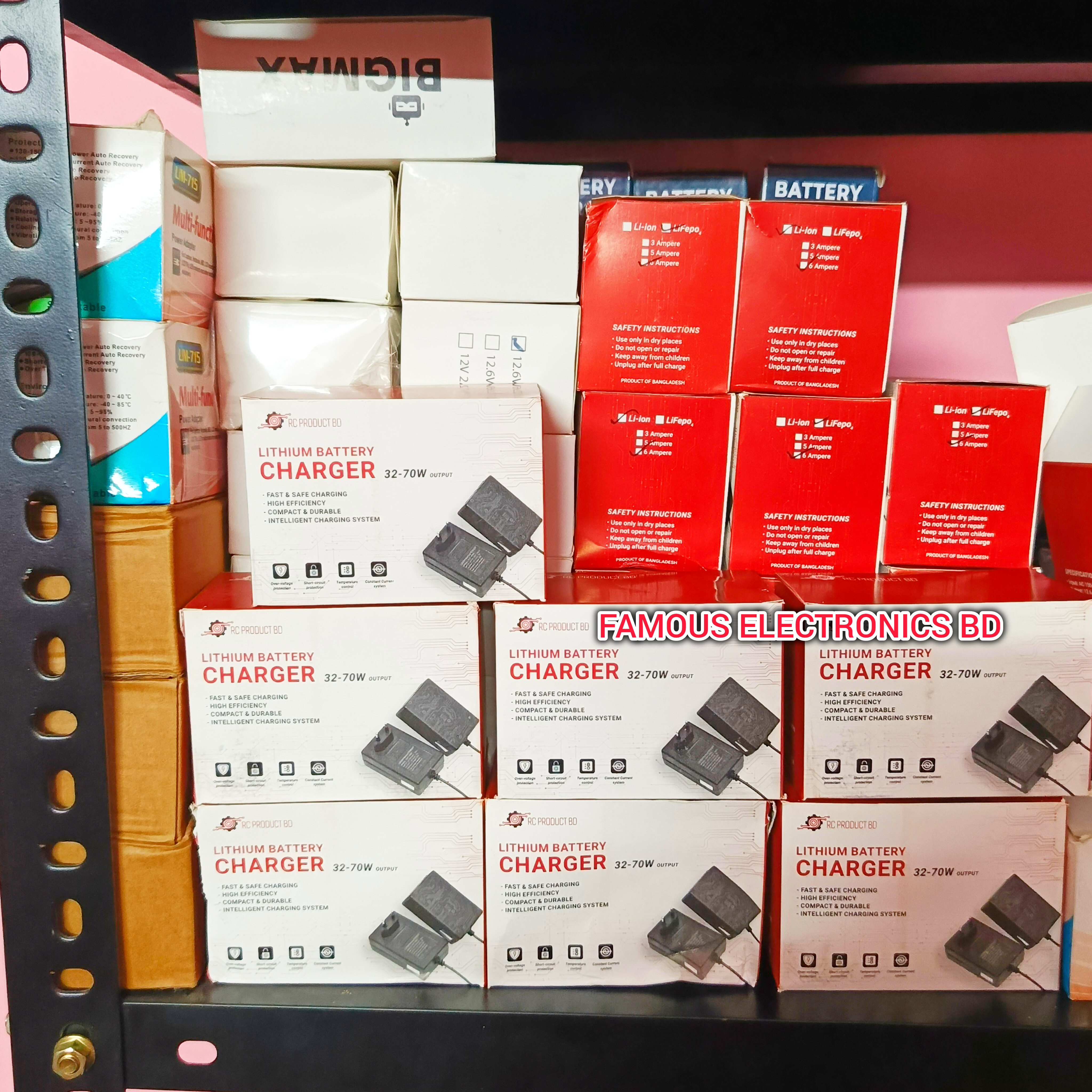 12.6V 6A Li-ion Battery Charger | 70W High-Speed Fast Charger | Full Charge Indicator | Bangladesh Assembled_img_6