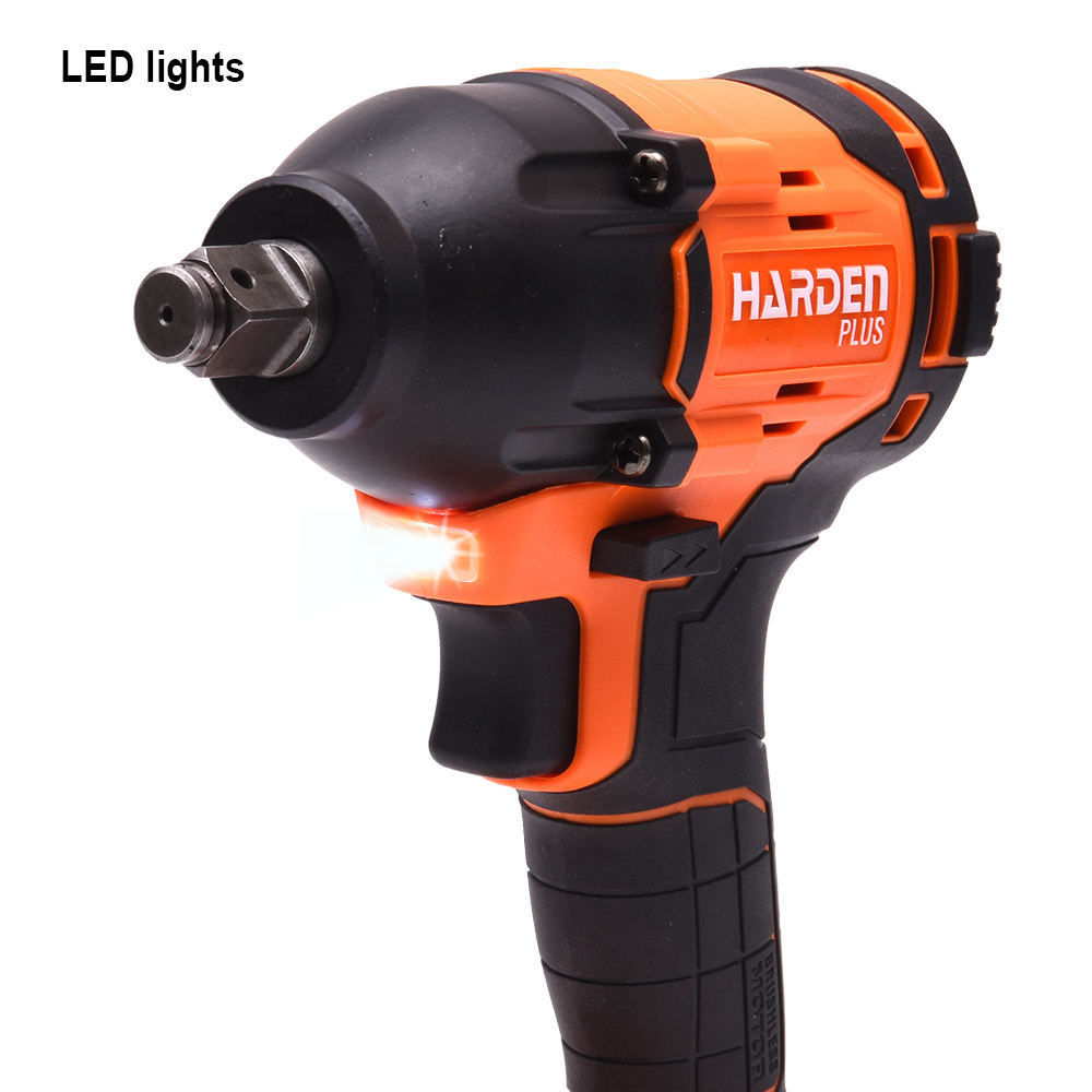 HARDEN Cordless Impact Wrench, 1/2" Dr. x 20 Volt, Brushless, Torque force: 300Nm, with battery and Charger; 758424_img_2