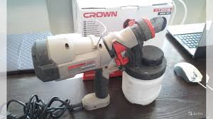 CROWN CT31013 Professional Spray Gun, 230V, 400W, 0.2bar, 0.8L/min; CT31013_img_2