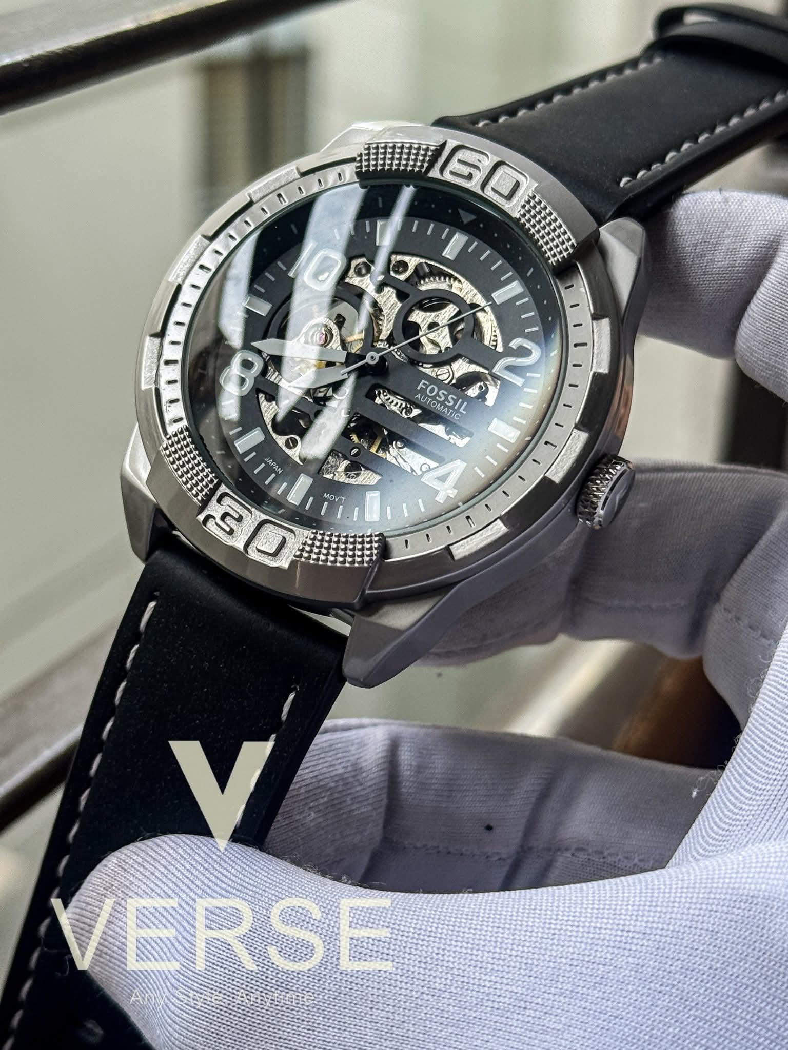 Fossil Auto black belt number digits