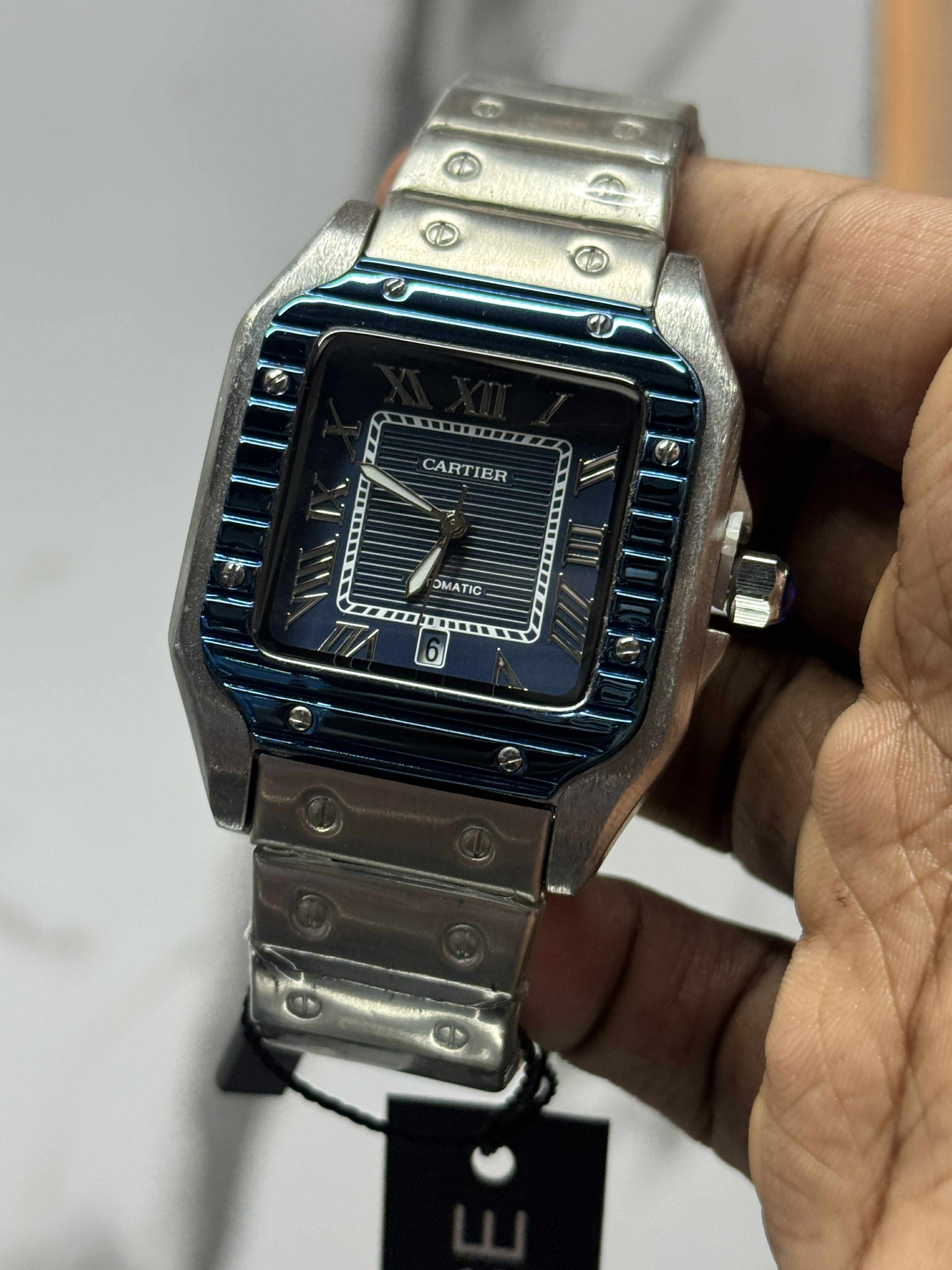 CARTIER SANTOS BLUE DIAL