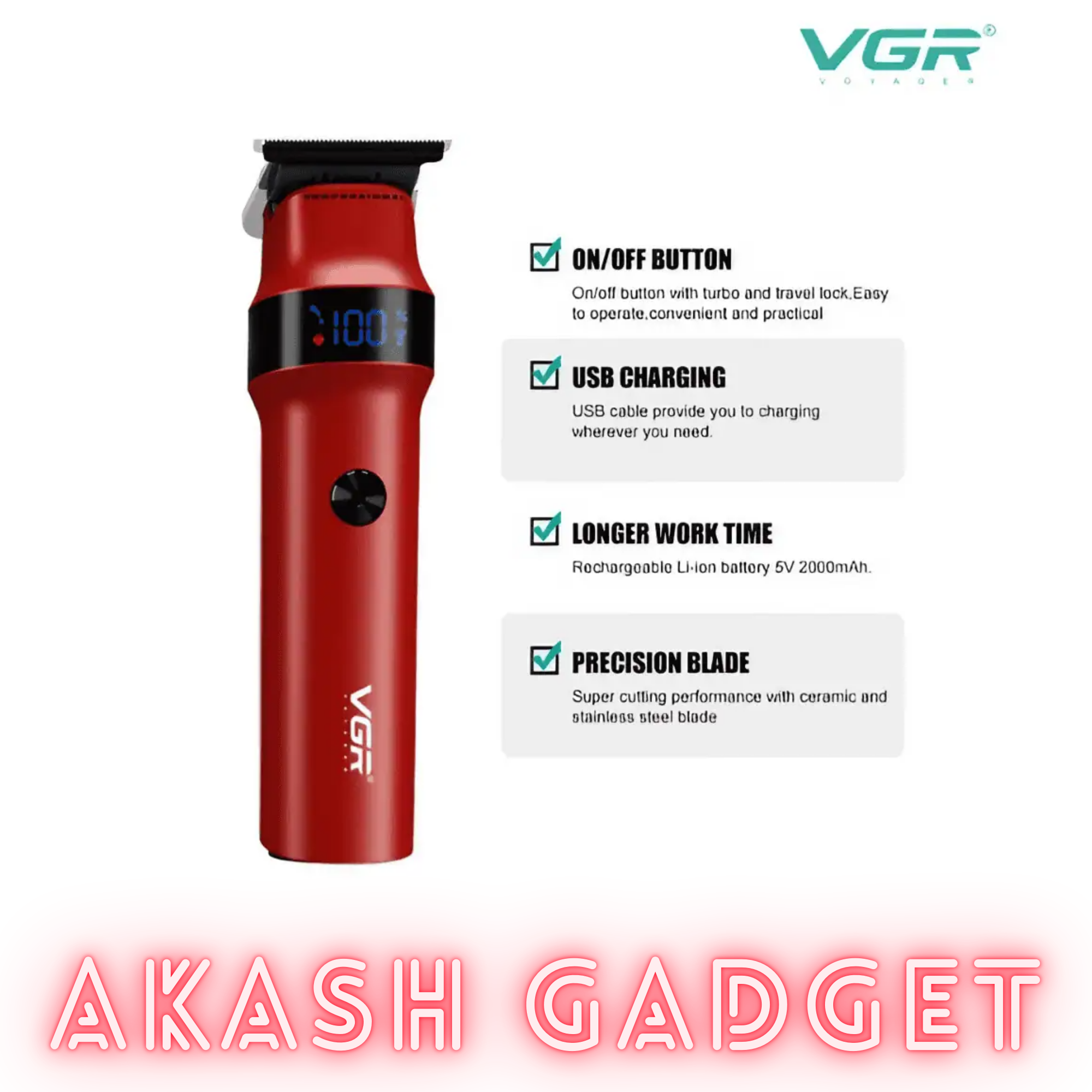 VGR V-987 Professional Hair Trimmer_img_6