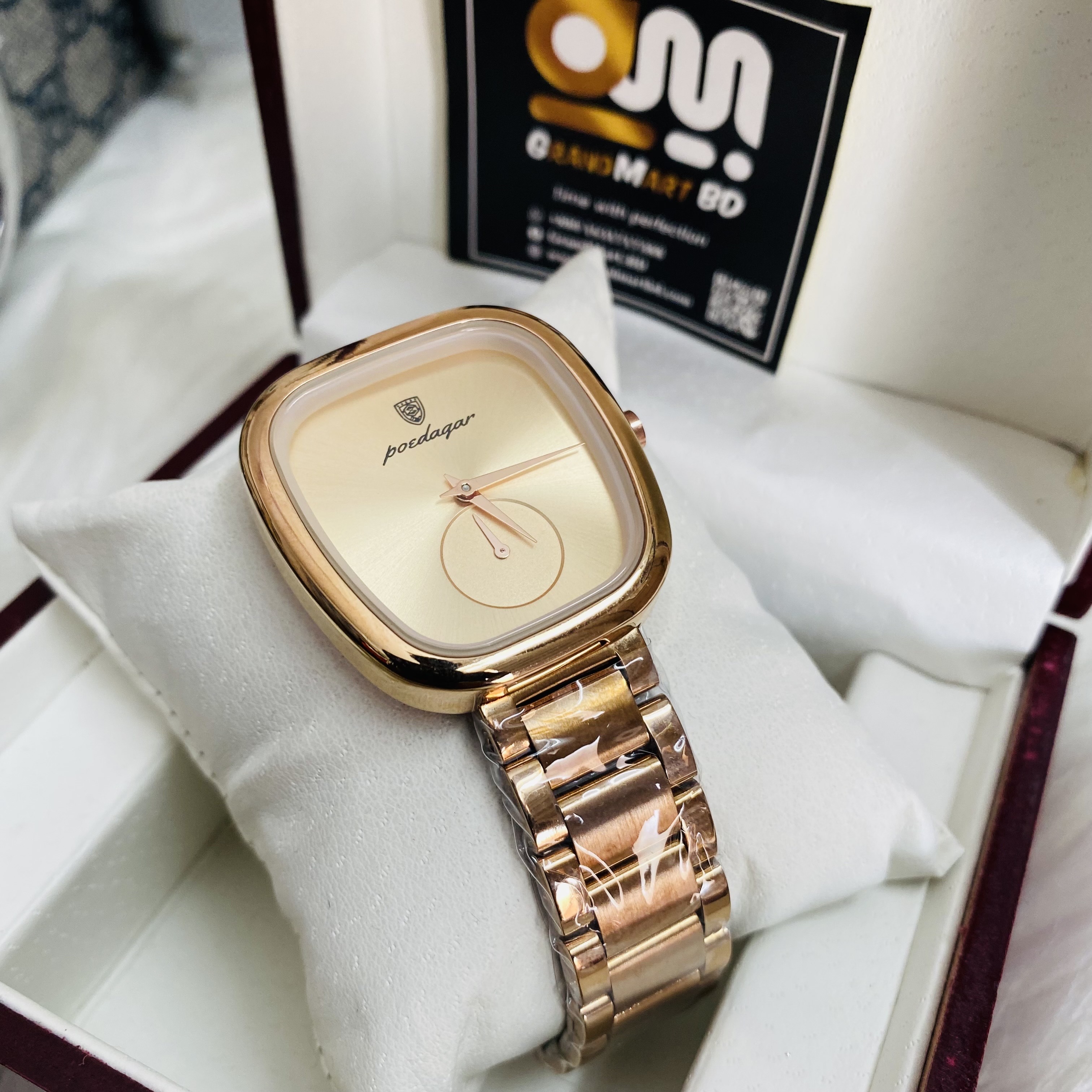 Poedagar Luxury Ladies Watch Stainless Steel Waterproof Quartz Watch