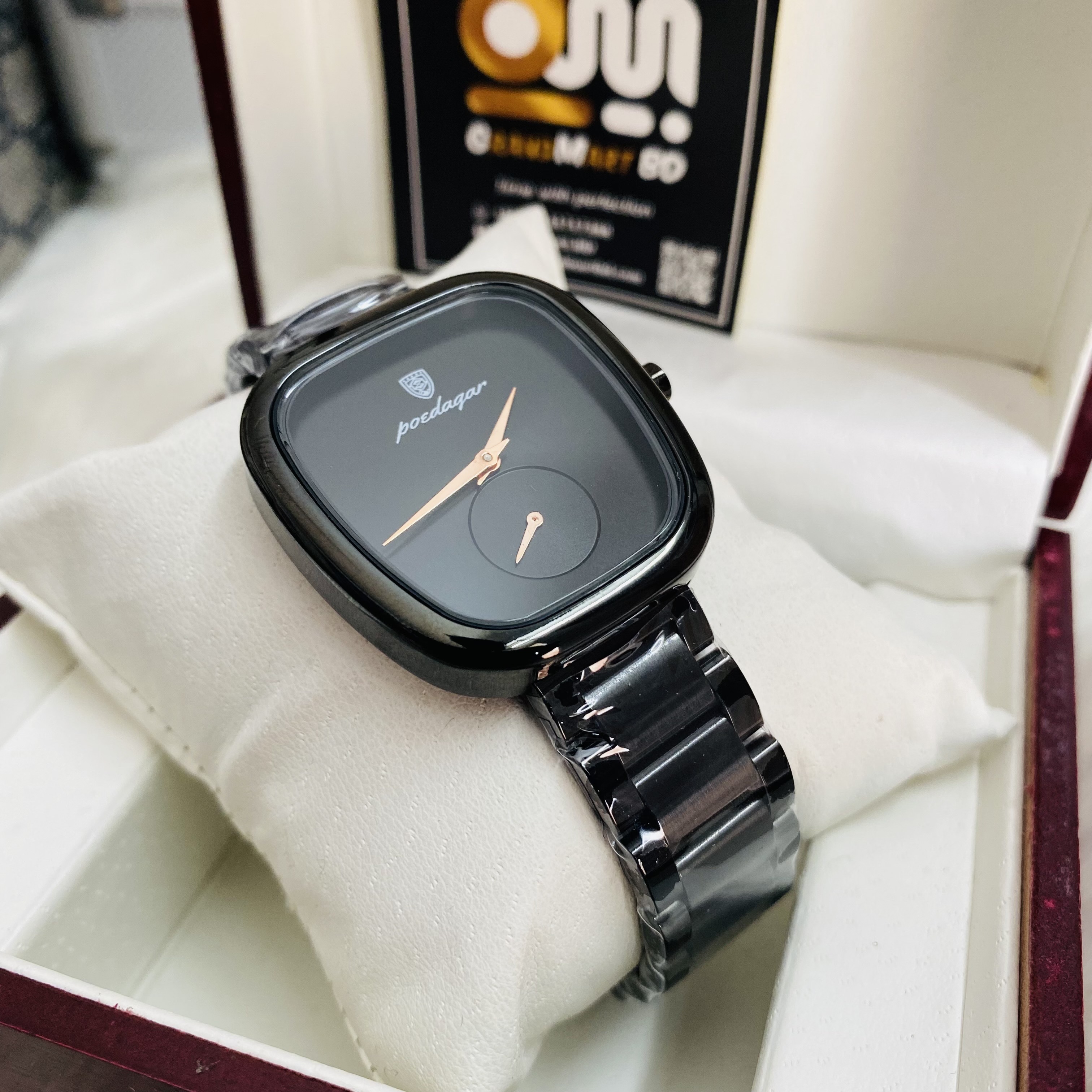 Poedagar Luxury Ladies Watch Stainless Steel Waterproof Quartz Watch