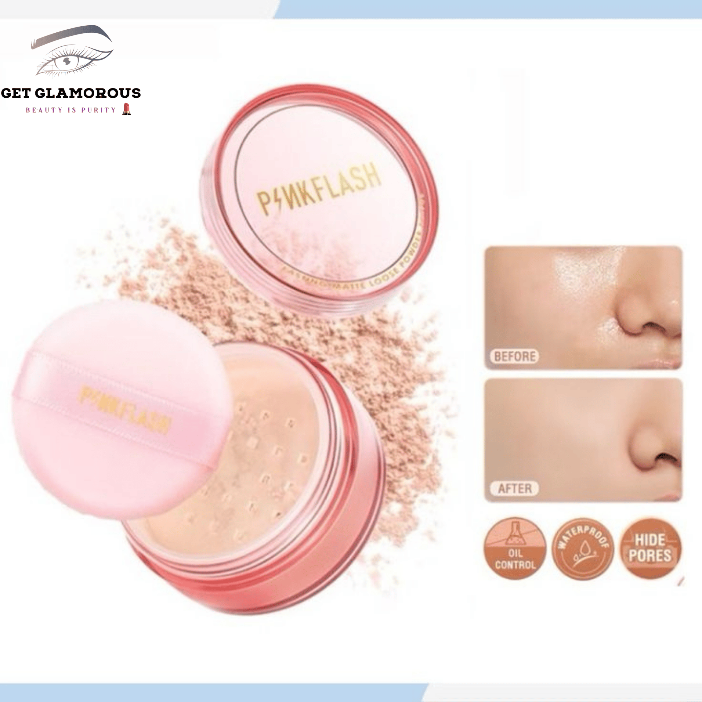 Pink Flash Oh My Self Loose Powder