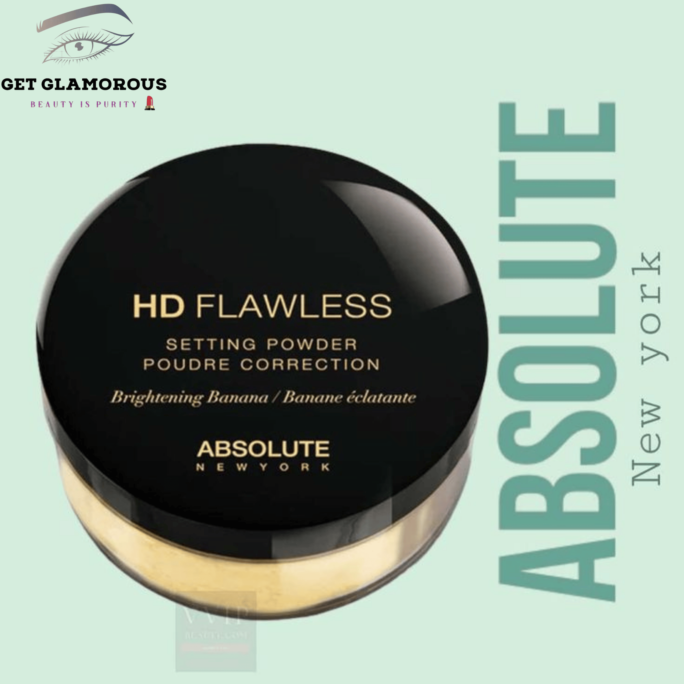 Absolute New York HD Flawless Setting Powder - Golden Banana