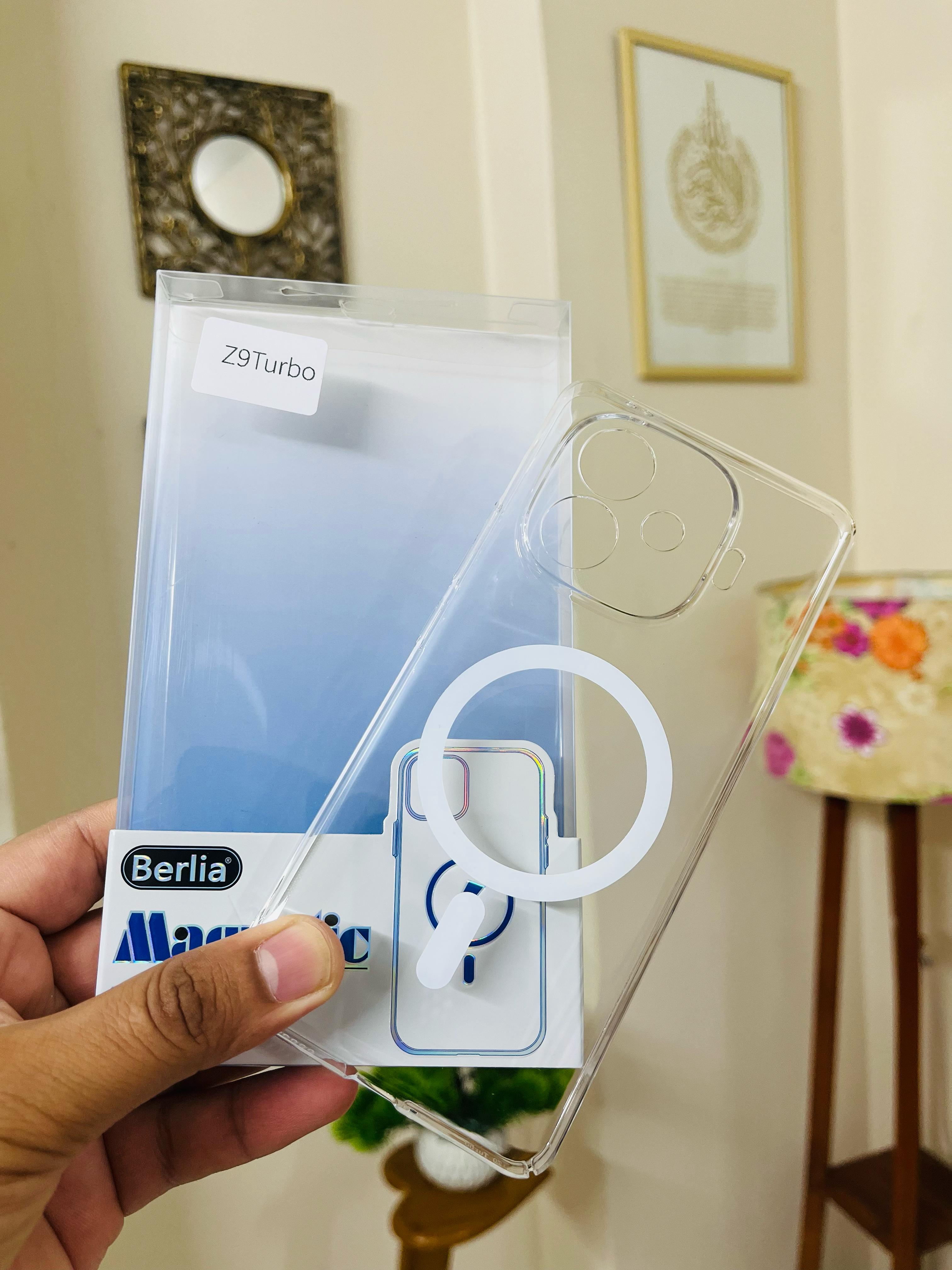 IQOO Z9 Turbo/Iqoo Neo 10R/IQoo Z9 Turbo Plus Anti Yellow Hard Case With Magsafe Design Only Tranparent ShockProf Back Cover_img_1