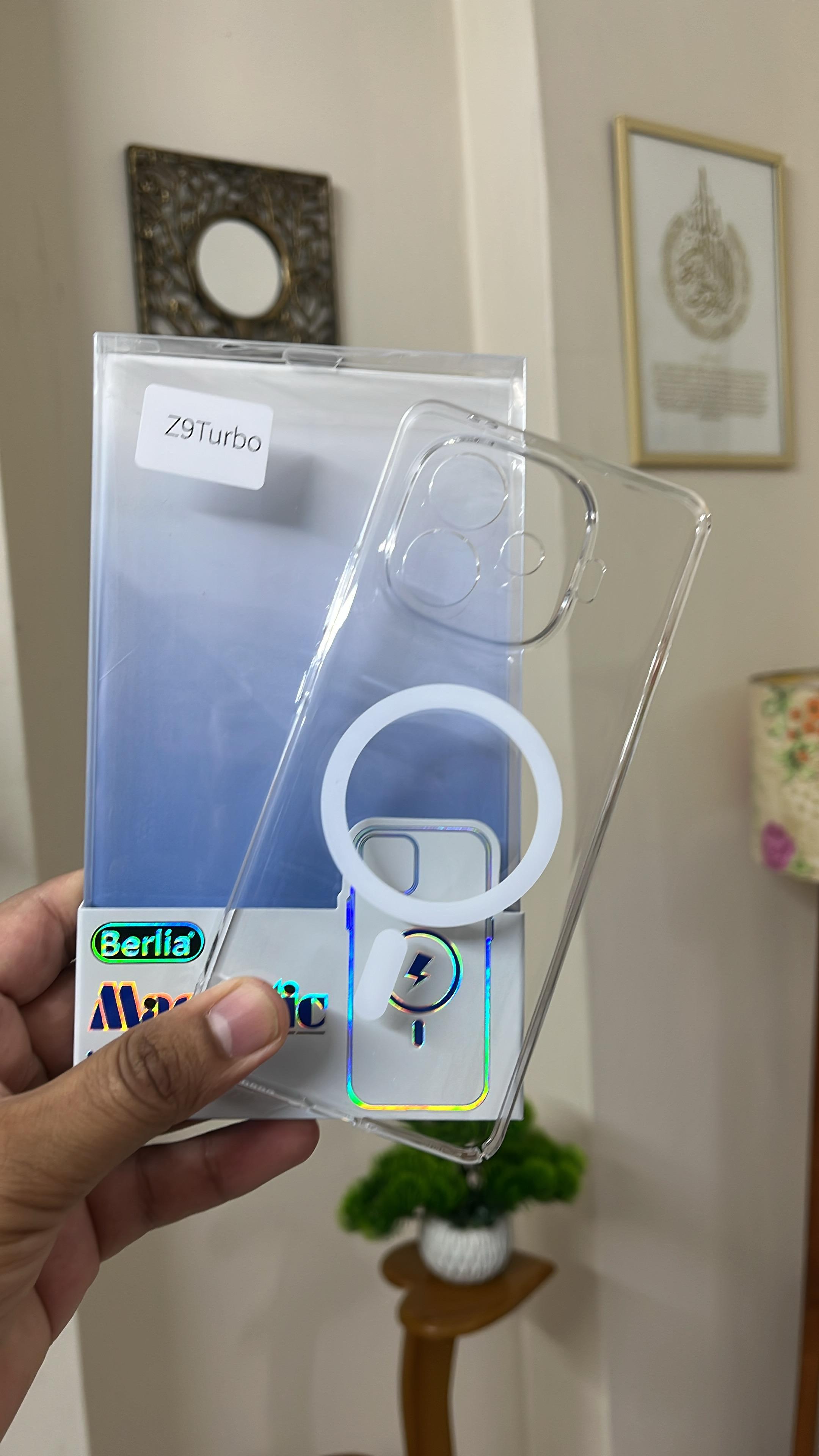 IQOO Z9 Turbo/Iqoo Neo 10R/IQoo Z9 Turbo Plus Anti Yellow Hard Case With Magsafe Design Only Tranparent ShockProf Back Cover_img_4