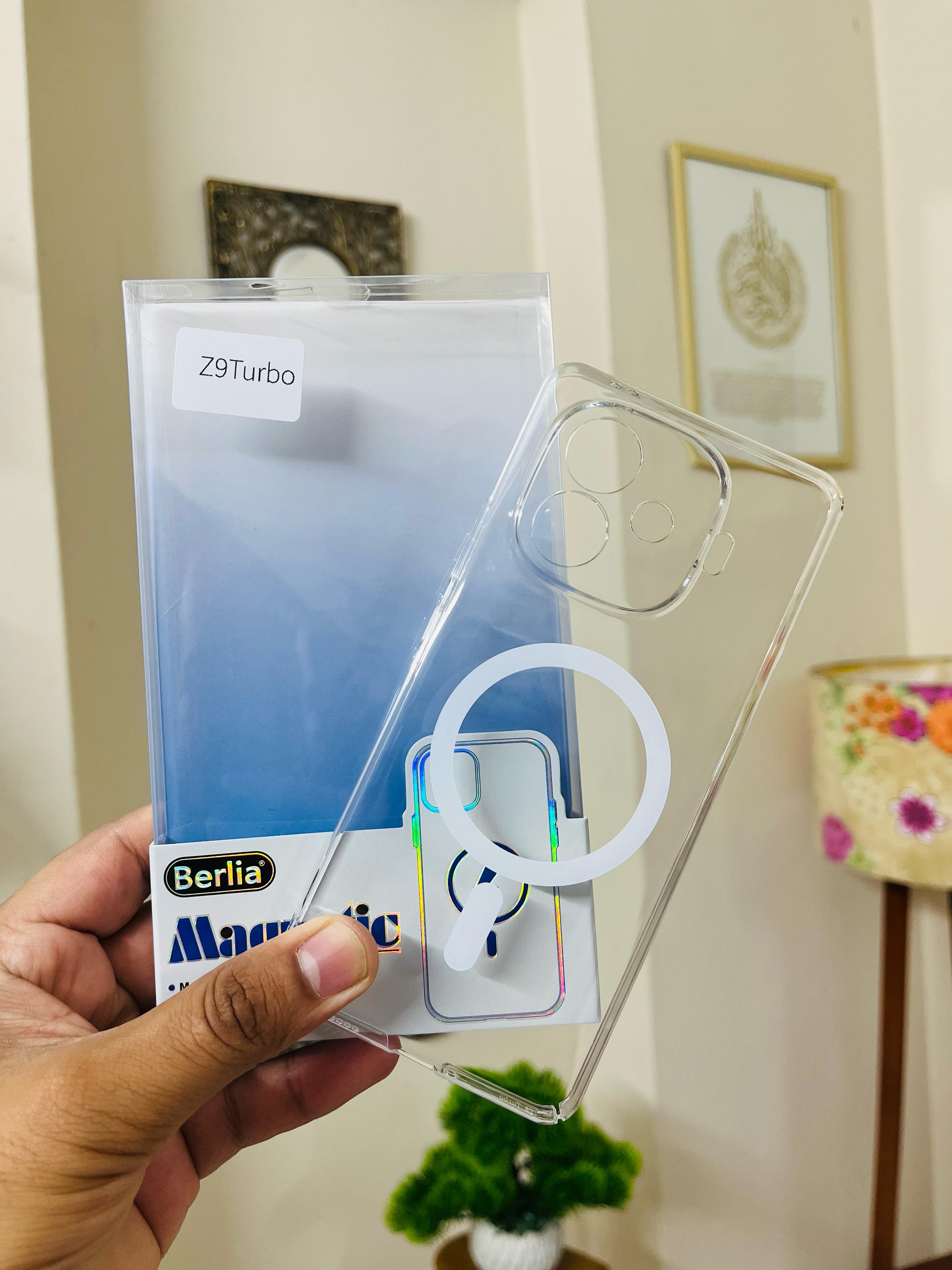 IQOO Z9 Turbo/Iqoo Neo 10R/IQoo Z9 Turbo Plus Anti Yellow Hard Case With Magsafe Design Only Tranparent ShockProf Back Cover_img_3