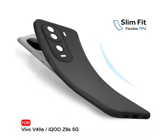 IQOO Z9s / Vivo V40E Silicone Back Cover Soft Premium Quality_img_4