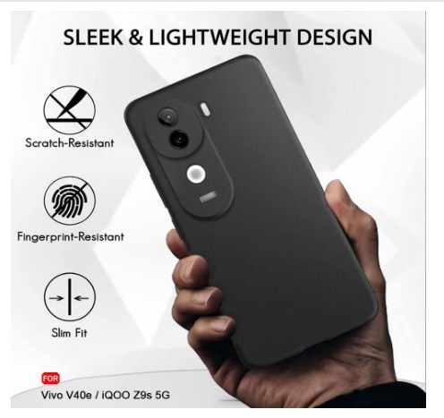 IQOO Z9s / Vivo V40E Silicone Back Cover Soft Premium Quality_img_5