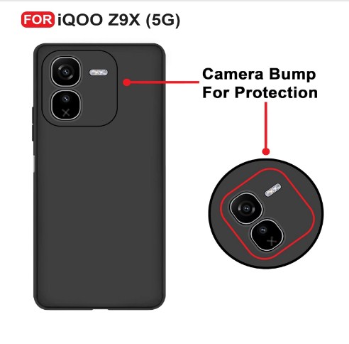 IQOO Z9x Back Cover Soft Silicone Premium Quality_img_3