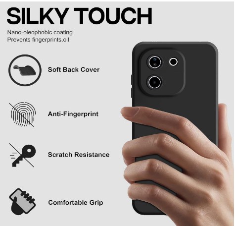 IQOO Z9s Pro 5g / Vivo T3 Pro 5G Back Cover Soft Silicone Phone Case