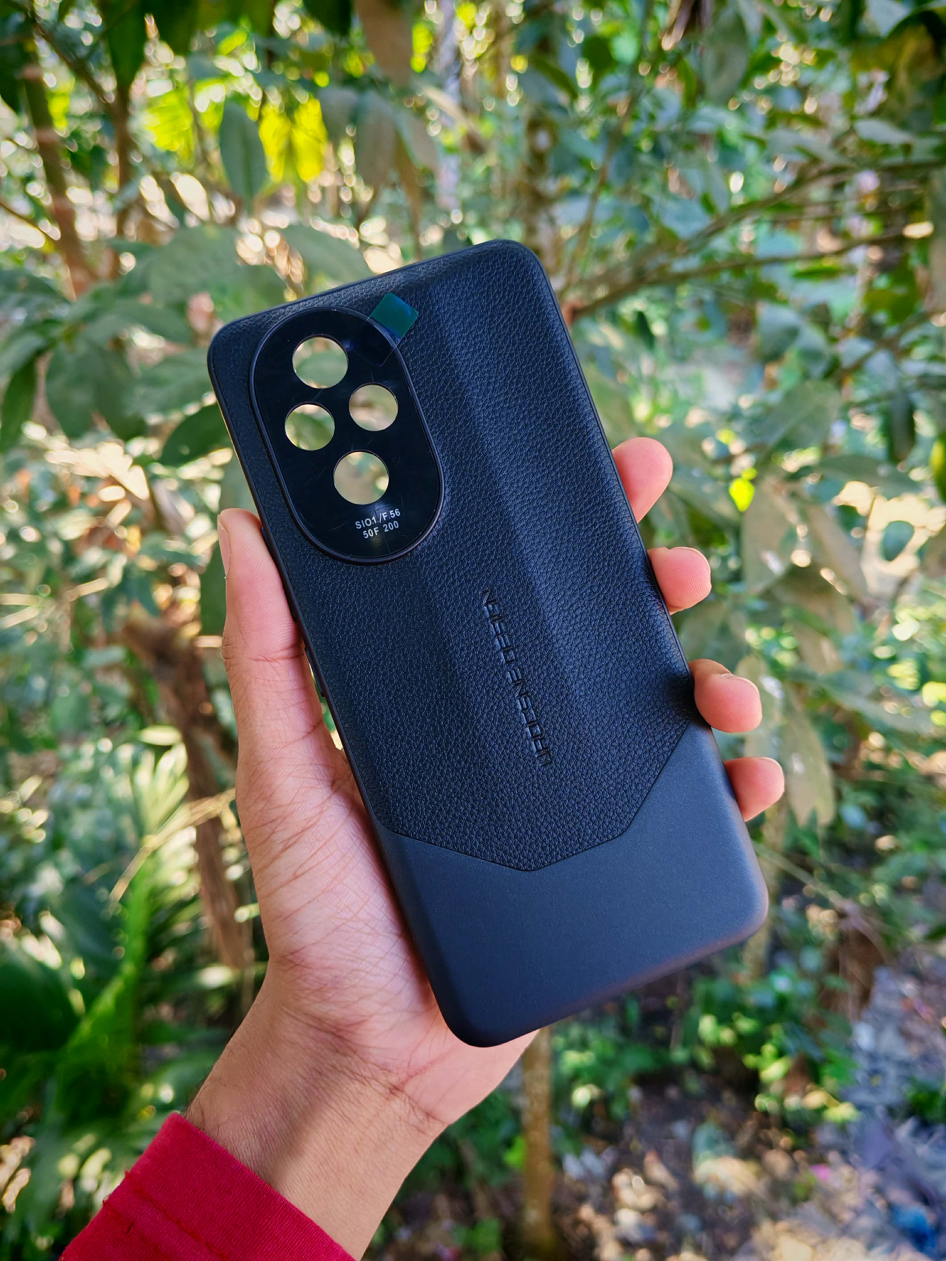 High-Quality Honor 200 Starburst Leather Texture Stylish cover_img_2