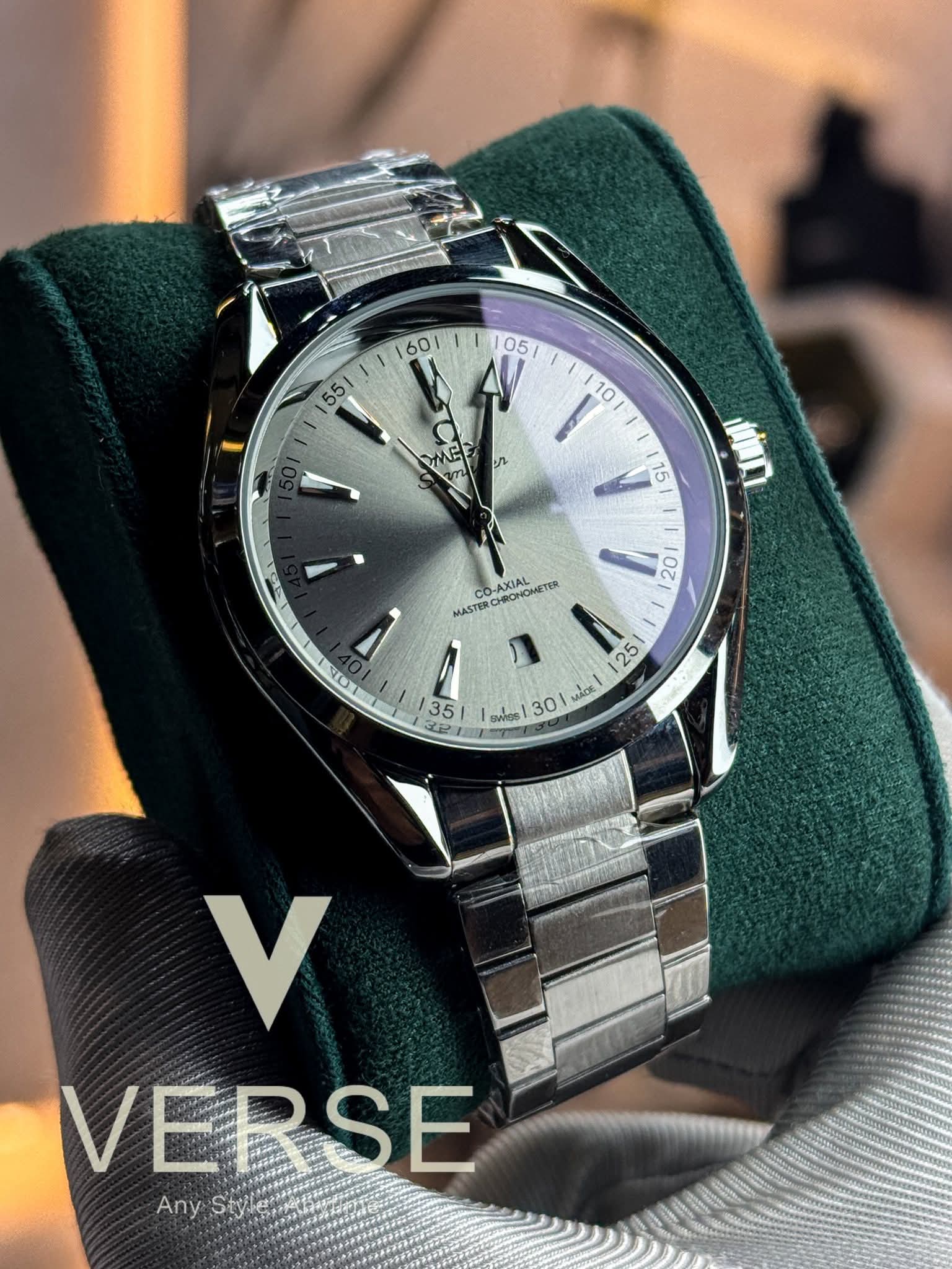 Omega Seamaster AquaTerra Automatic Sunburst Silver-Grey Dial