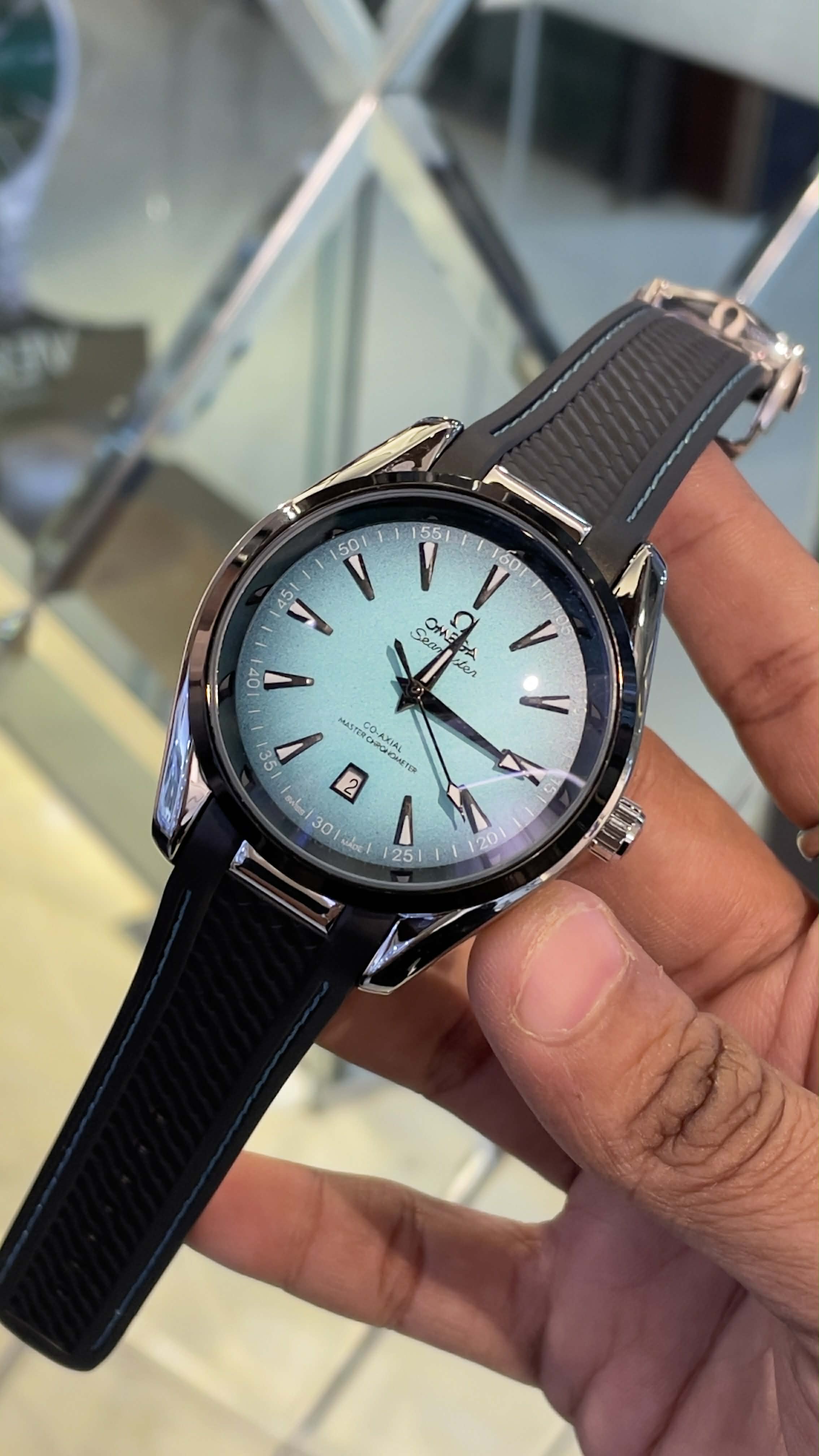 Omega Seamaster AquaTerra 150M Turquoise Dial