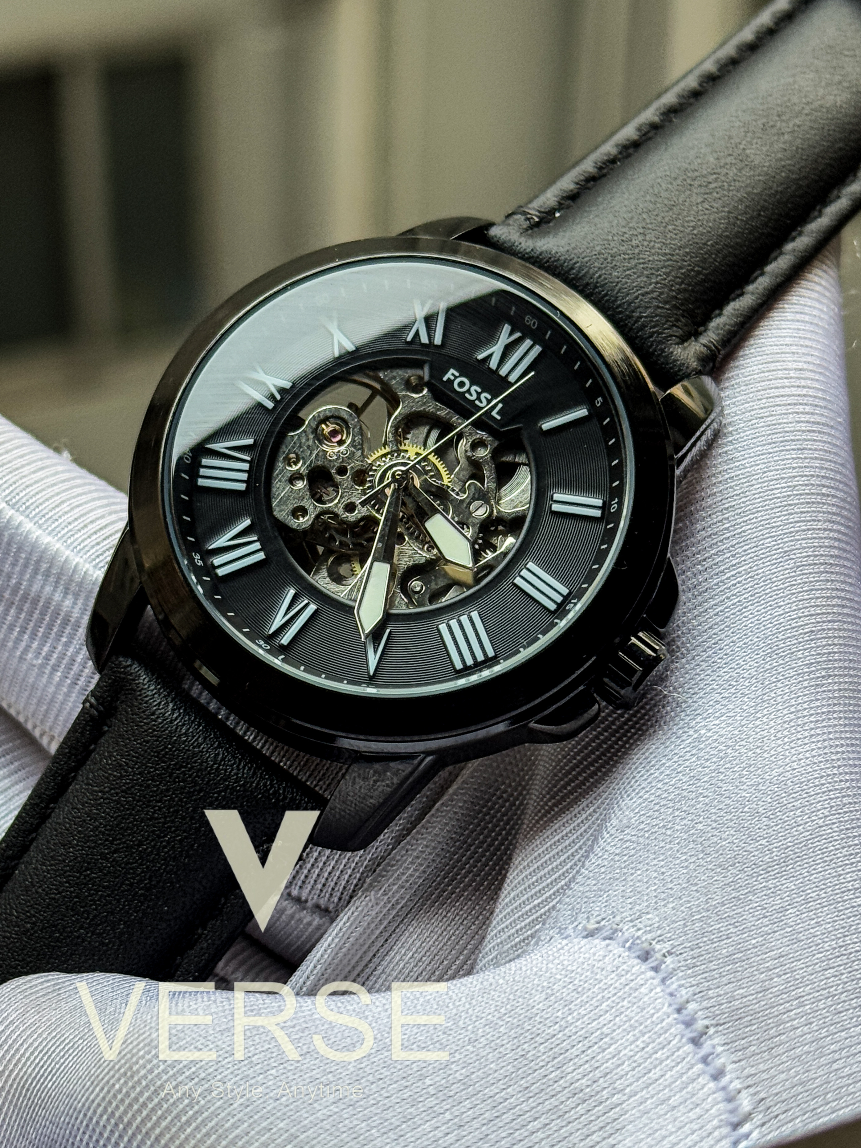 Fossil Auto belt Full Black