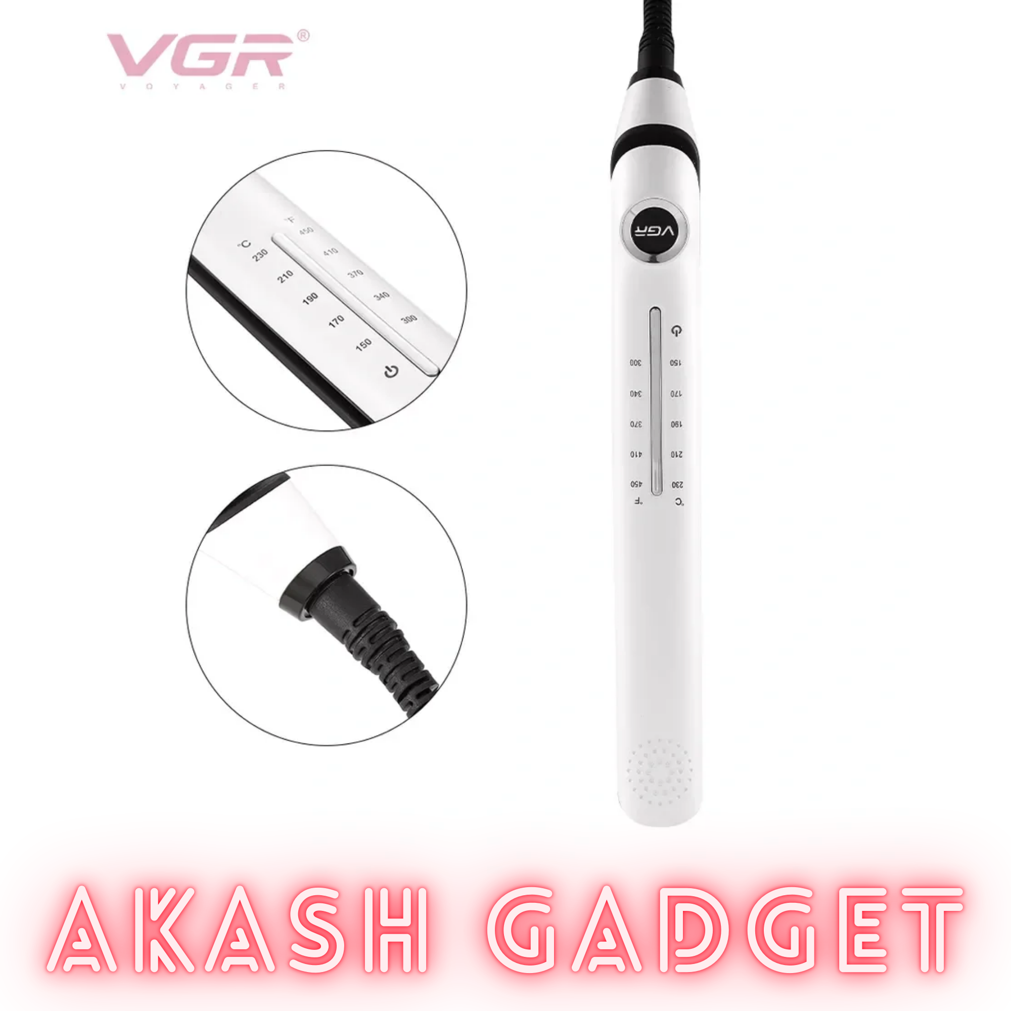 VGR V-556 Professional Hair Straightener for Women | Fast Heating Ceramic Plates_img_10