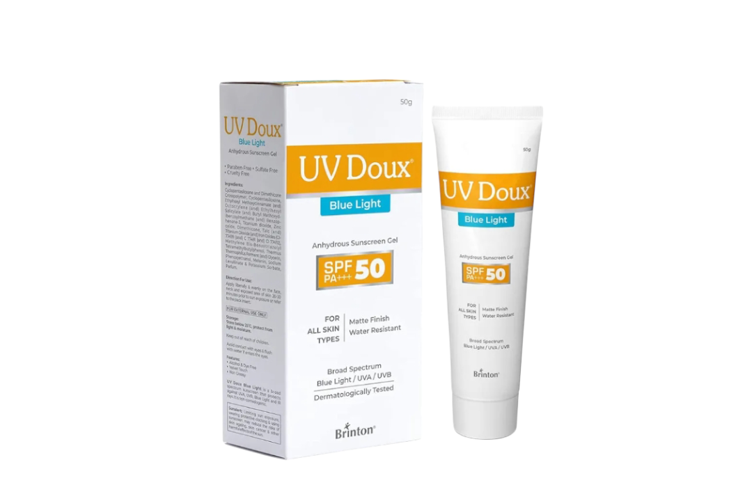 Blue LightUV Doux Blue Light Sunscreen Gel with SPF 50, PA+++  50g_img_0