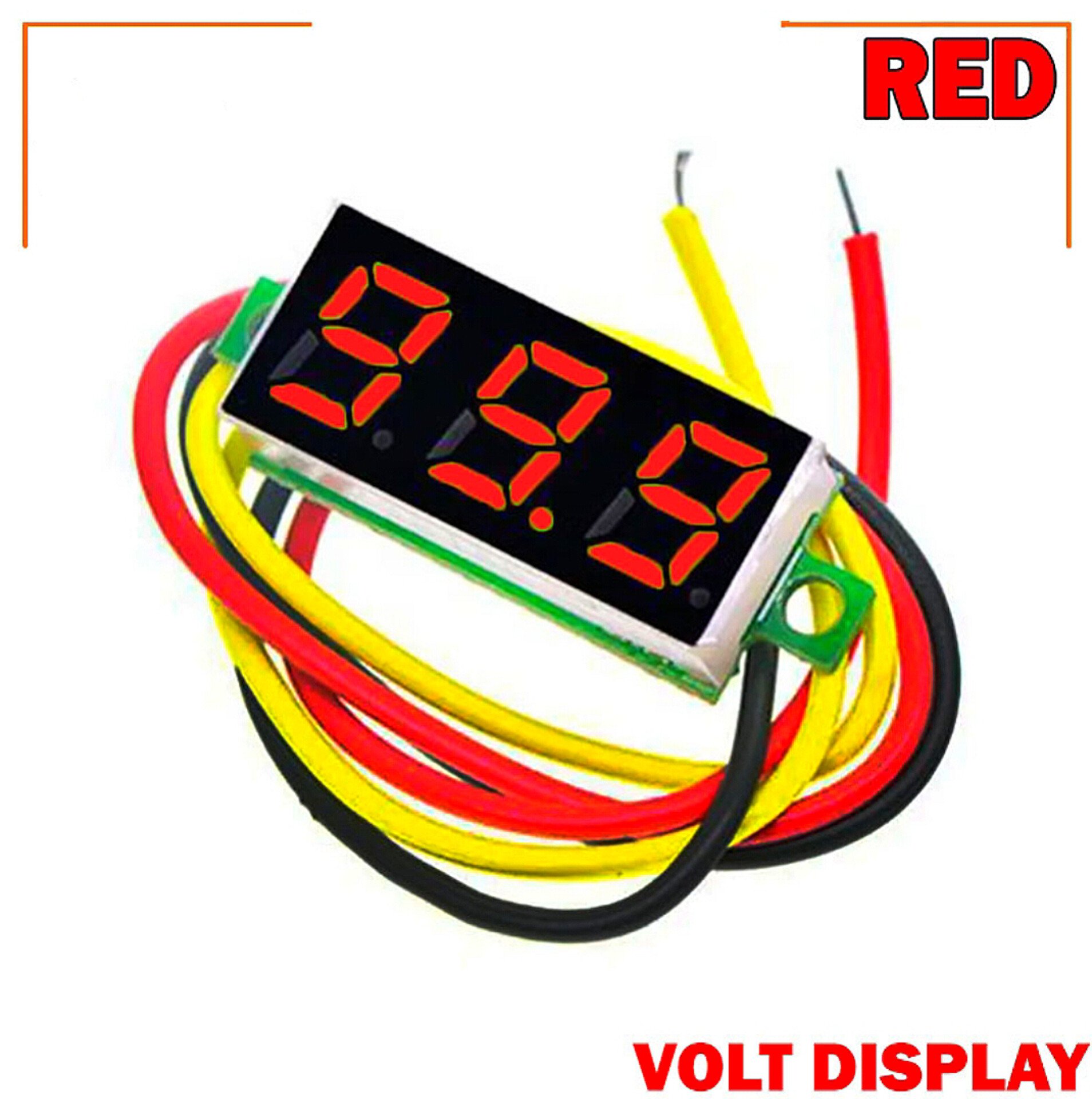 LED Display Mini 0.28 inch DC 0 -100V Digital Voltmeter 100V Volt Panel Indicator Monitor Voltage Meter-1PCS - Compact Digital Voltmeter -Red_img_4