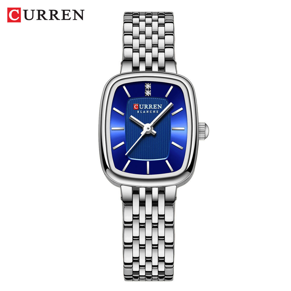Curren 9093 Ladies Chain Watch- Blue Dial- Silver Bezel- Silver Chain- TF Code CR987CF_img_0