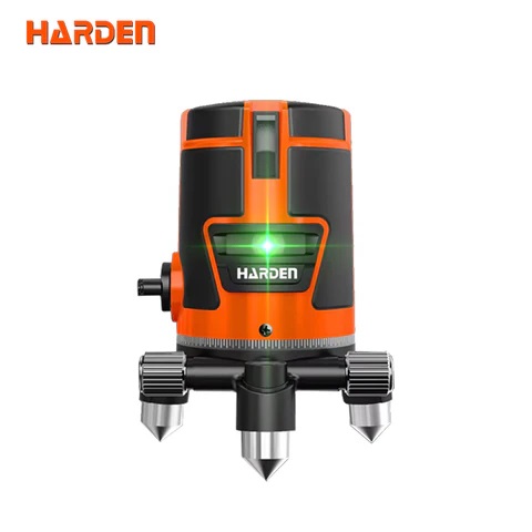 HARDEN Green 5 Lines Laser Level | Self-Leveling | 3600mAh Battery | Type-C Charging | Model: 581025