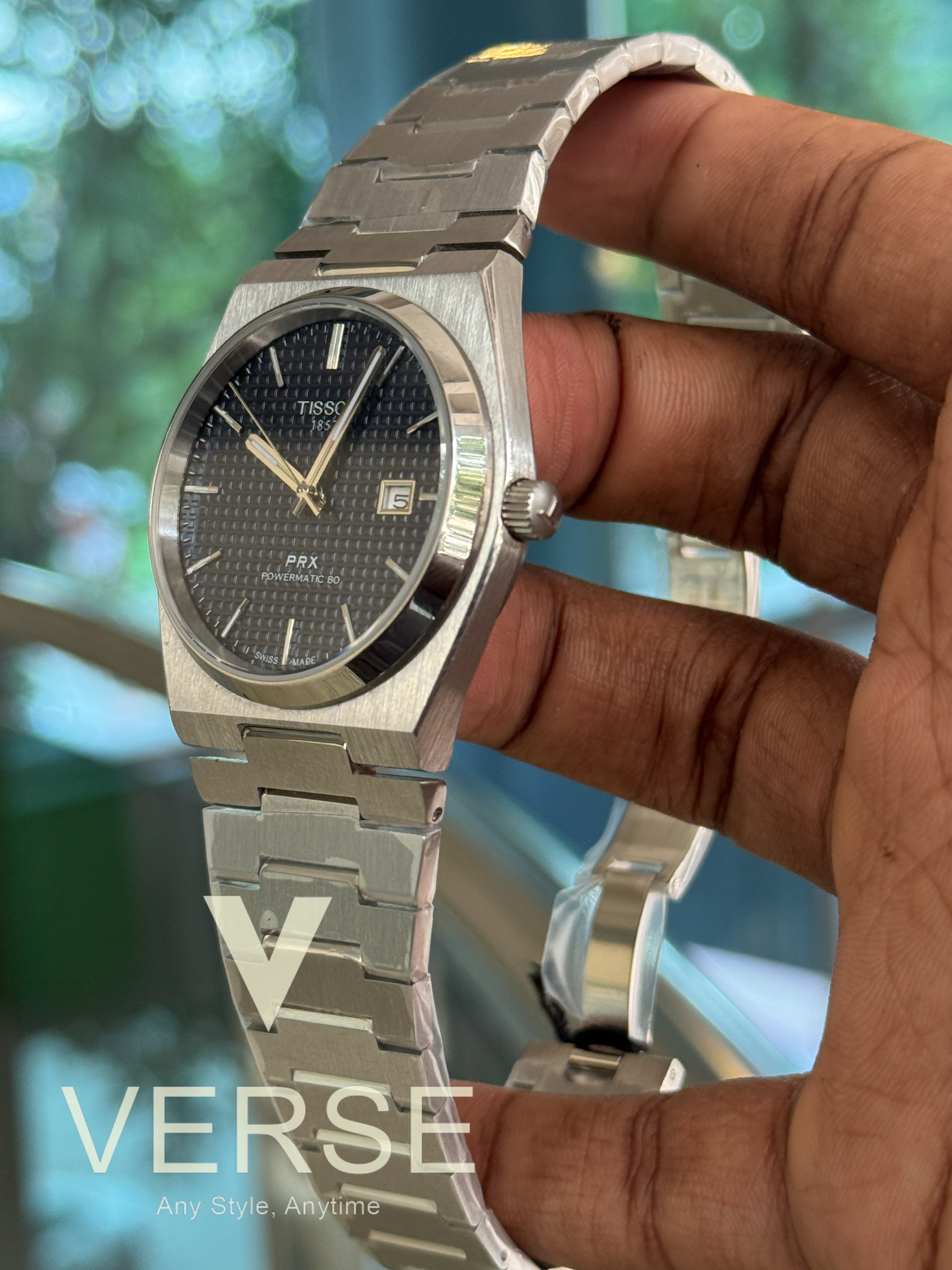 Tissot PRX 1:1 Blue waffle dial automatic_img_2