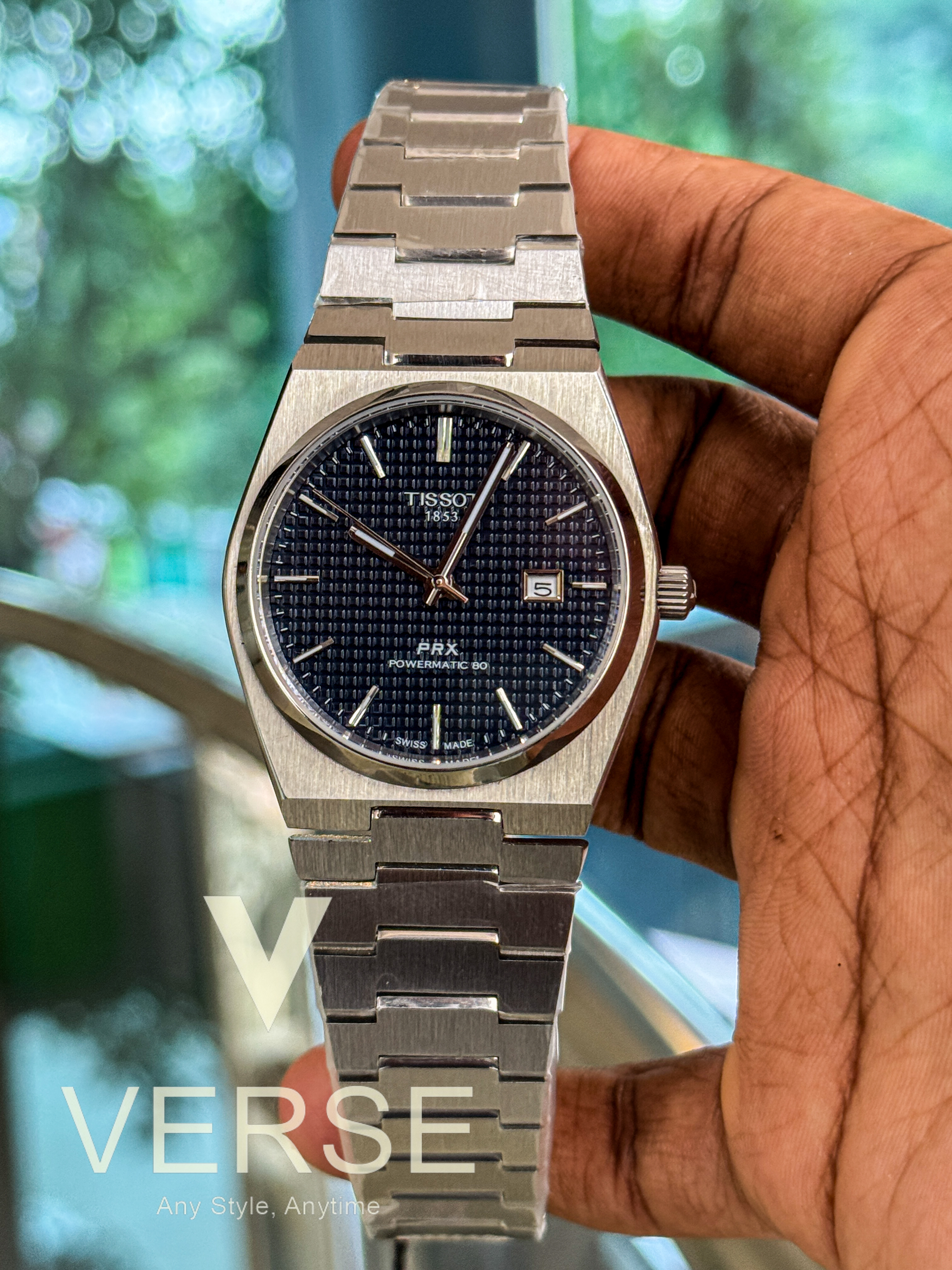 Tissot PRX 1:1 Blue waffle dial automatic_img_4