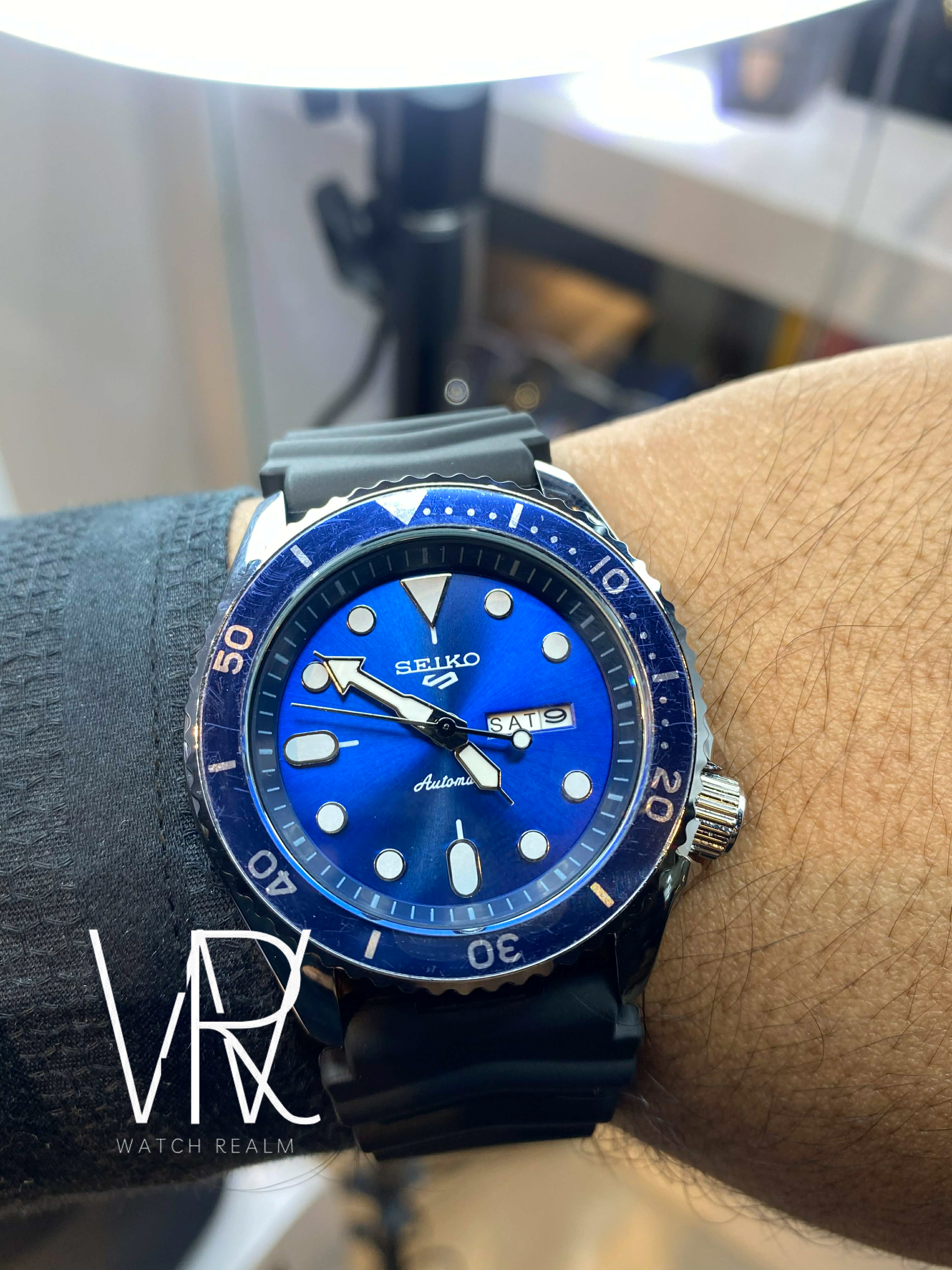 Seiko 5-Sports SKX Sweep "Ocean-Blue" AA | Free Nato Strap Offer