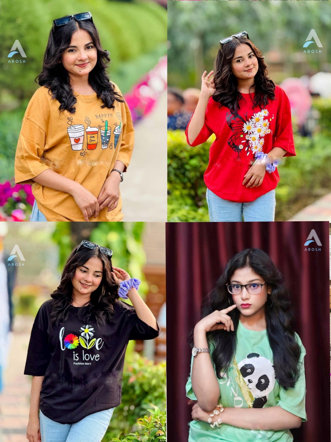 4 Pcs Ladies T-Shirt Combo Offer_img_2