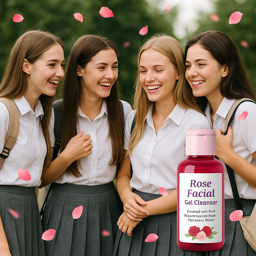 Rose Facial Gel Cleanser-Pure Rose Extract & Hydrosol🌹_img_4