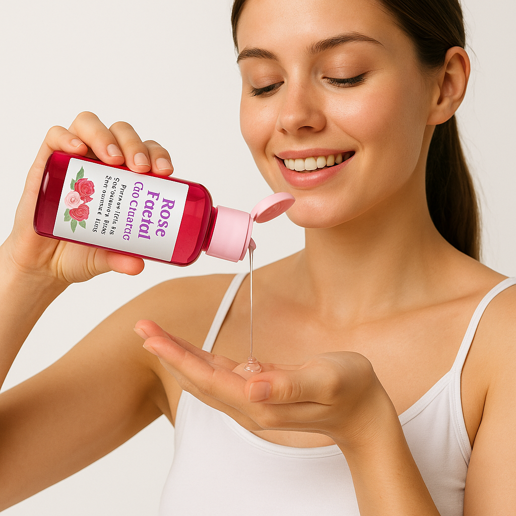 Rose Facial Gel Cleanser-Pure Rose Extract & Hydrosol🌹_img_5