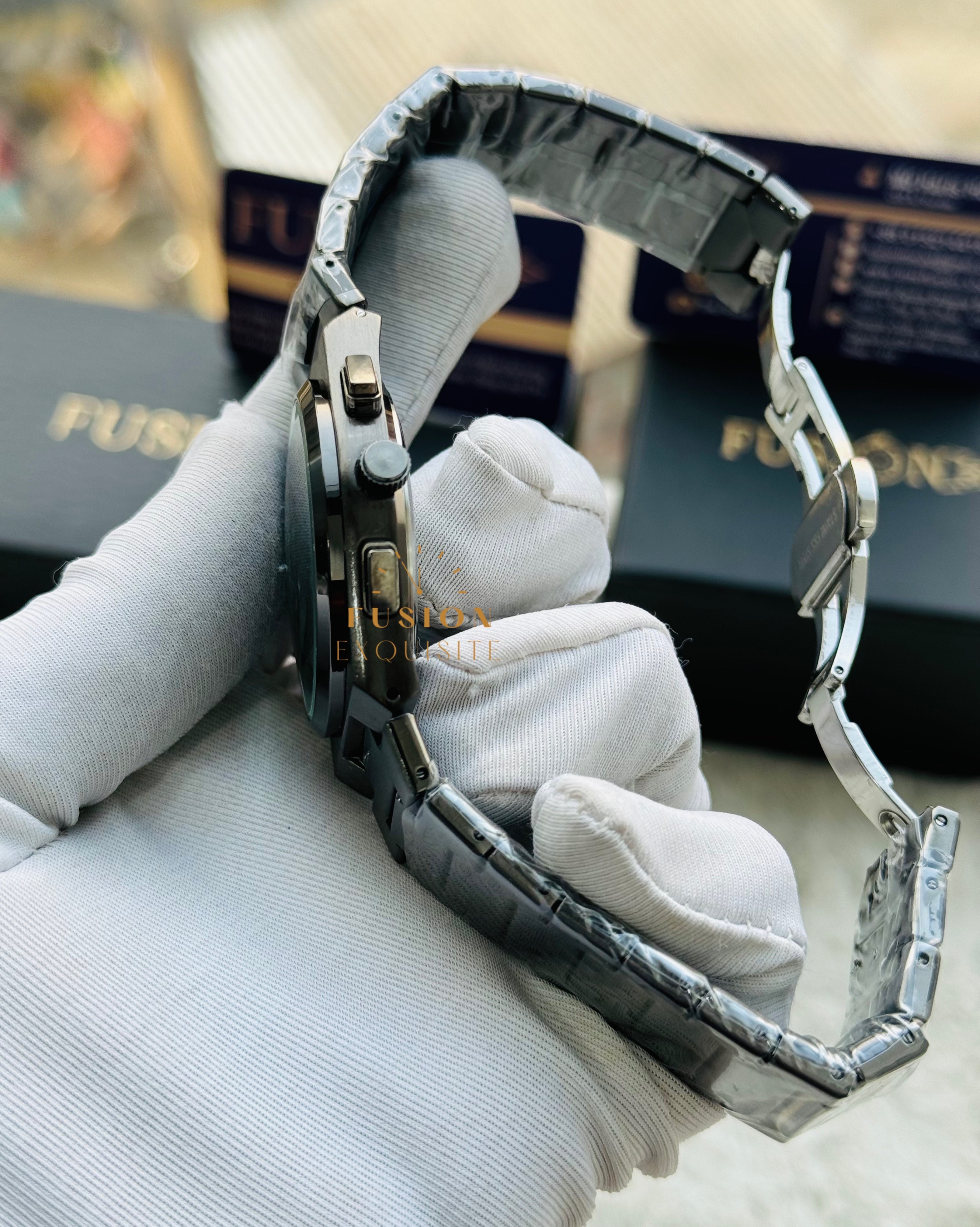 Tissot PRX Full Black Chronograph Watch (AA Grade)_img_1