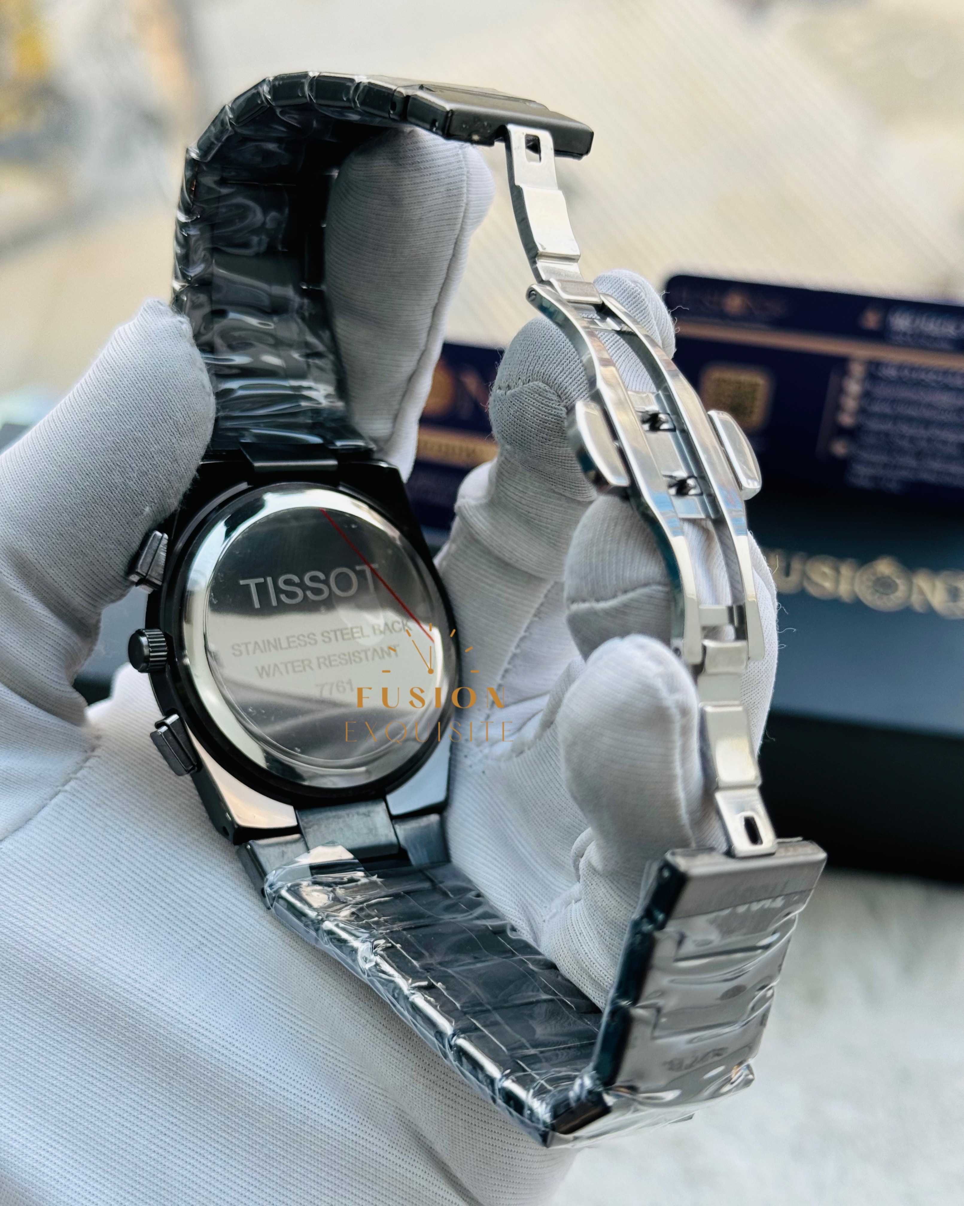 Tissot PRX Full Black Chronograph Watch (AA Grade)_img_2