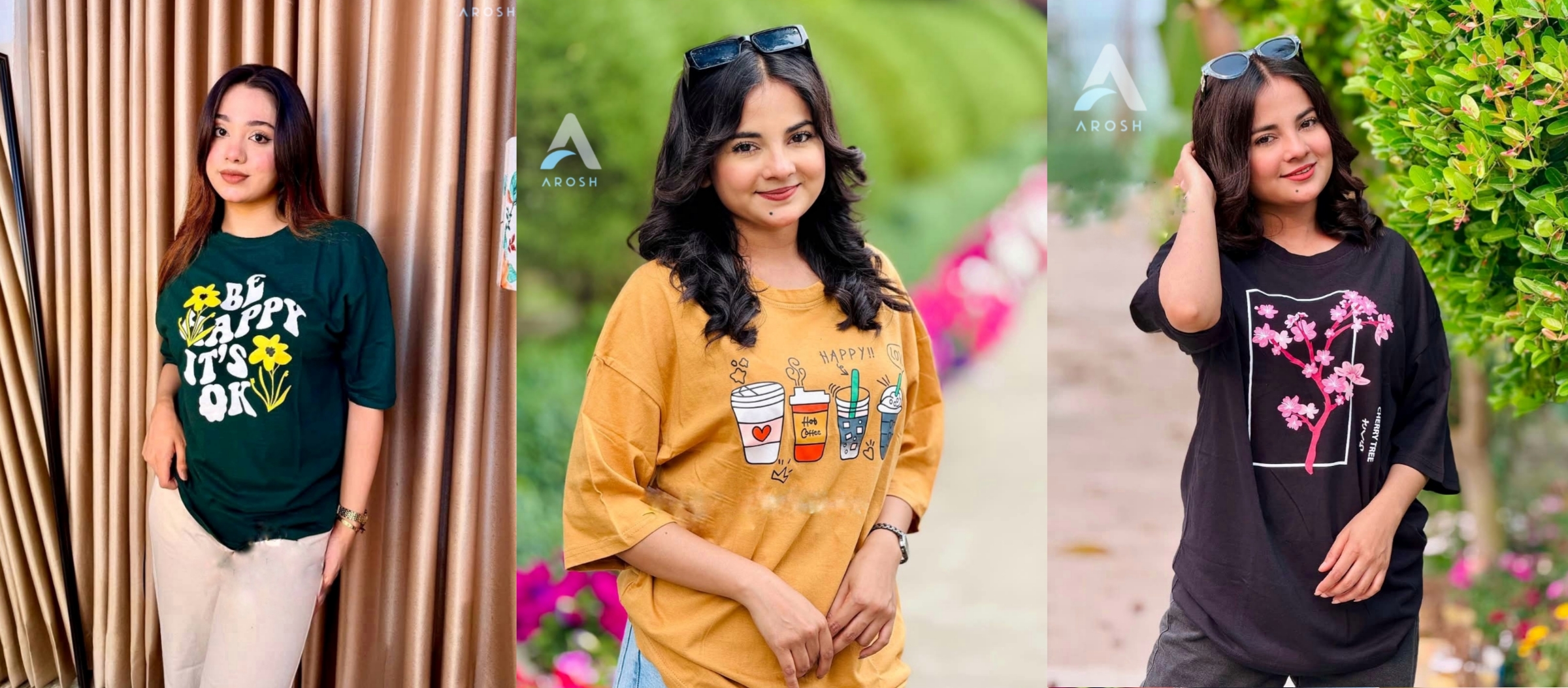 3 Pcs Ladies T-Shirt Combo_img_2