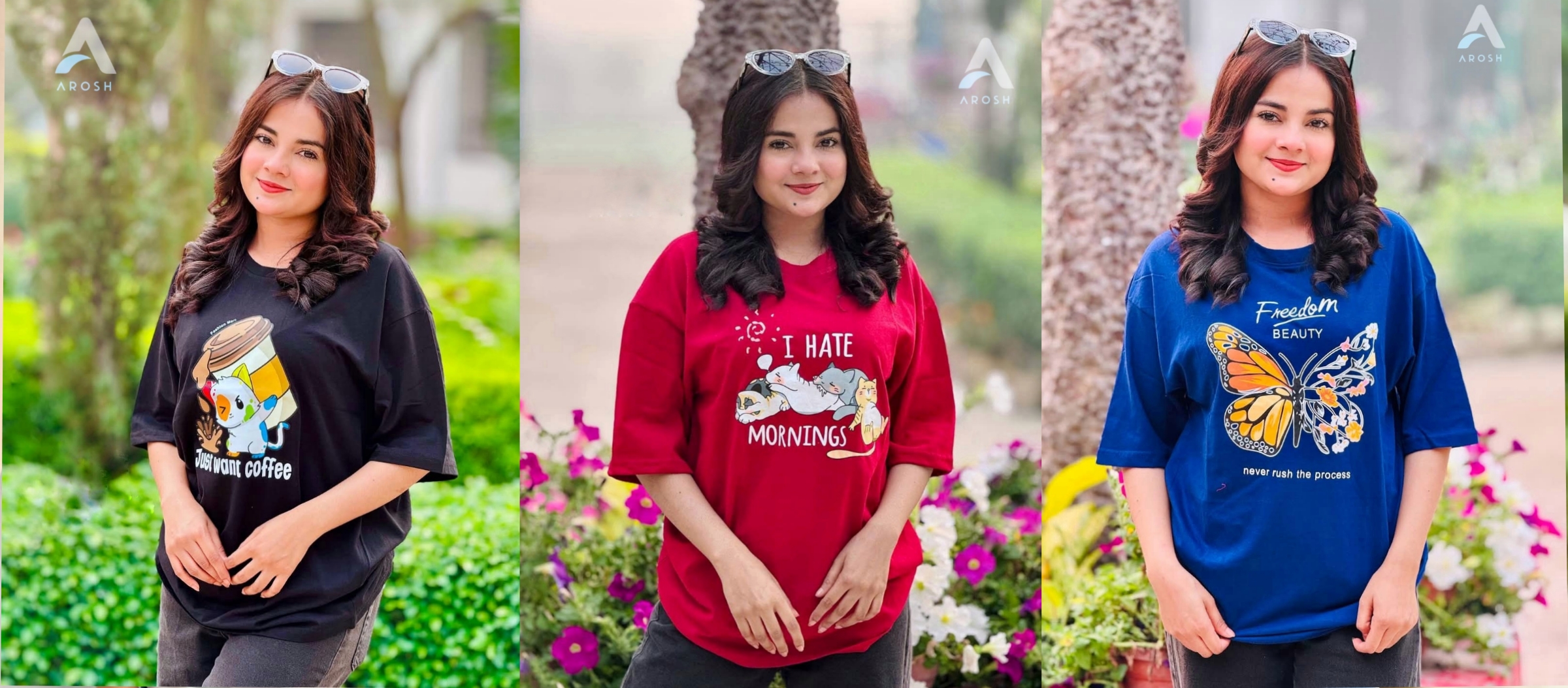 3 Pcs Ladies T-Shirt Combo_img_4