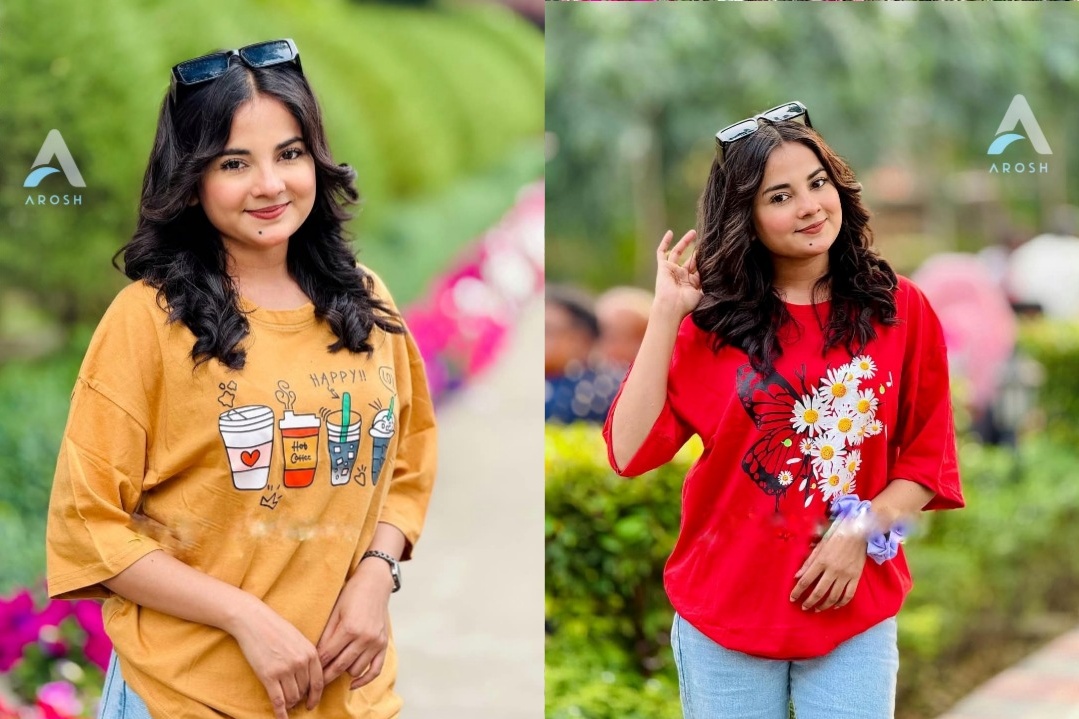 2 Pcs Ladies T-Shirt Combo