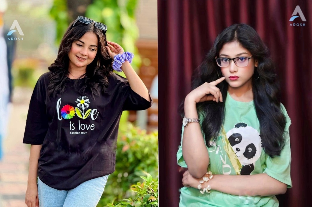 2 Pcs Ladies T-Shirt Combo_img_3