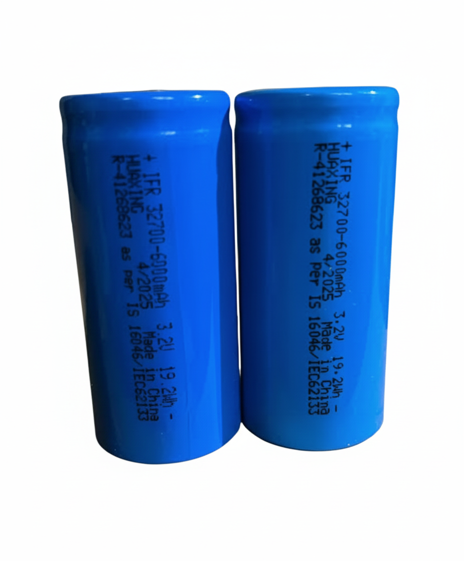 IFR32700 3.2V 6000mAh LiFePO4 Rechargeable Battery | 3C High Discharge Lithium-ion Cell h