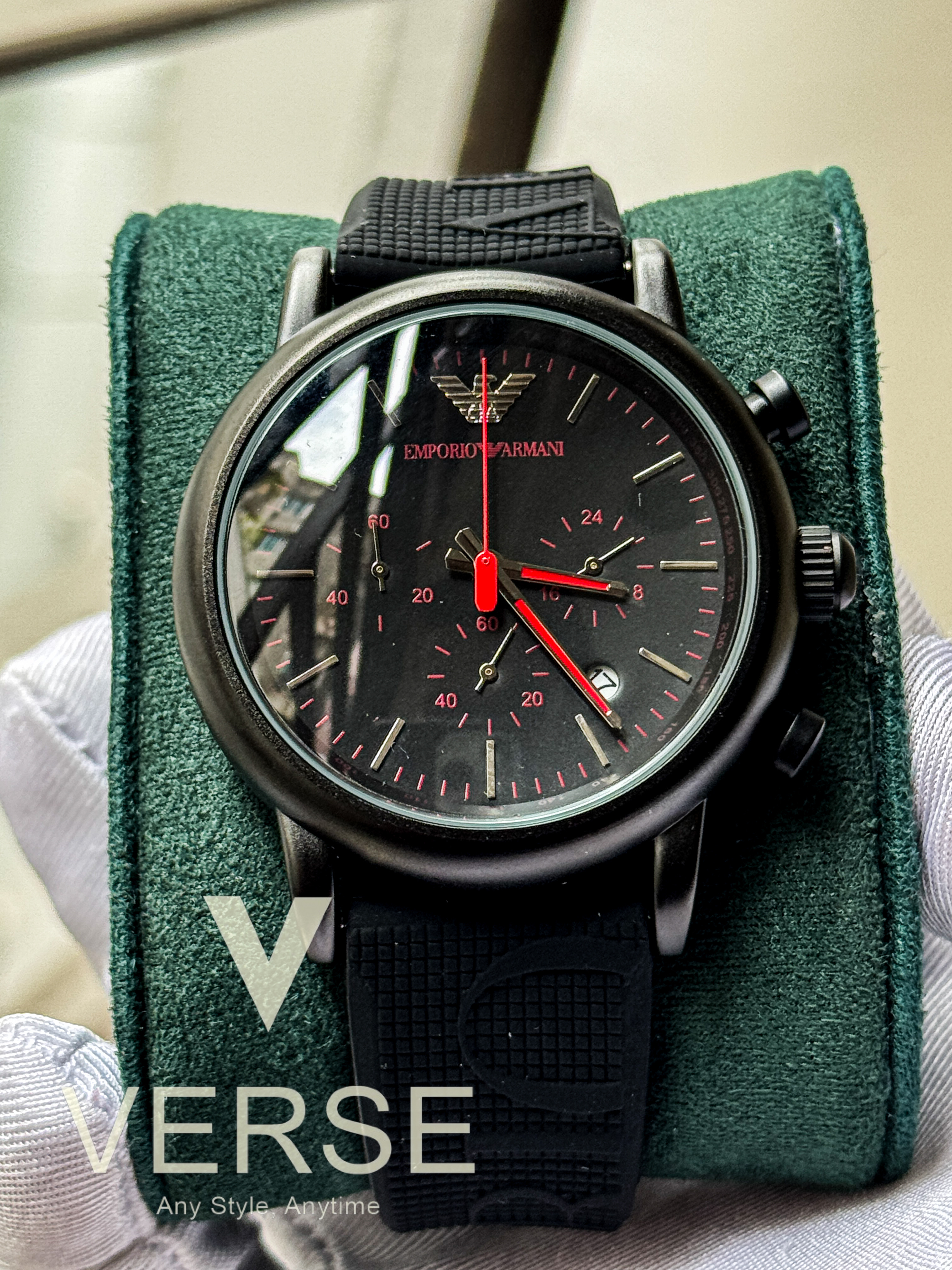 armani red digits AA