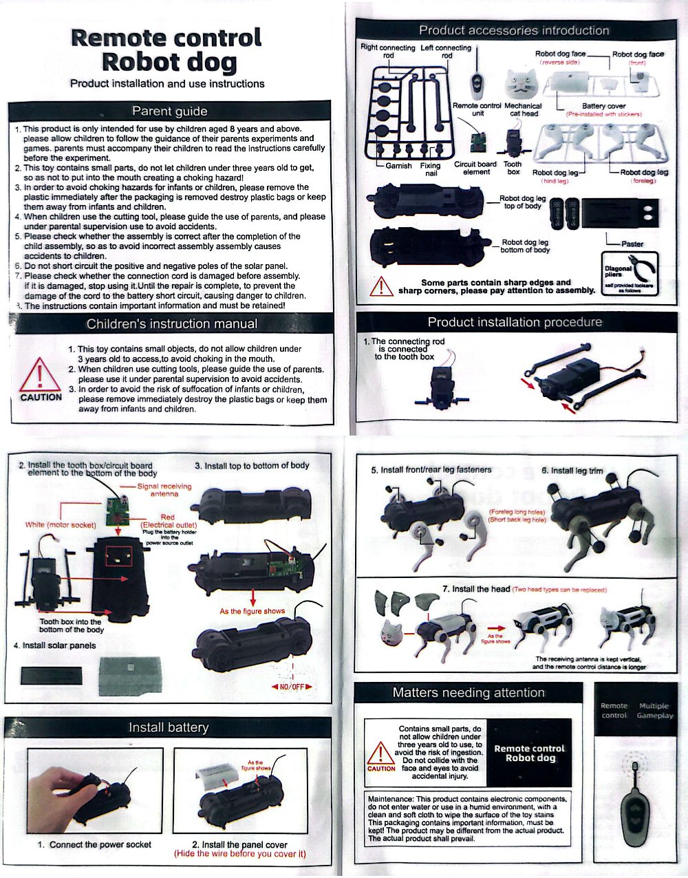 Robotic Dog [Remote Control Robot Dog + Cat]_img_9