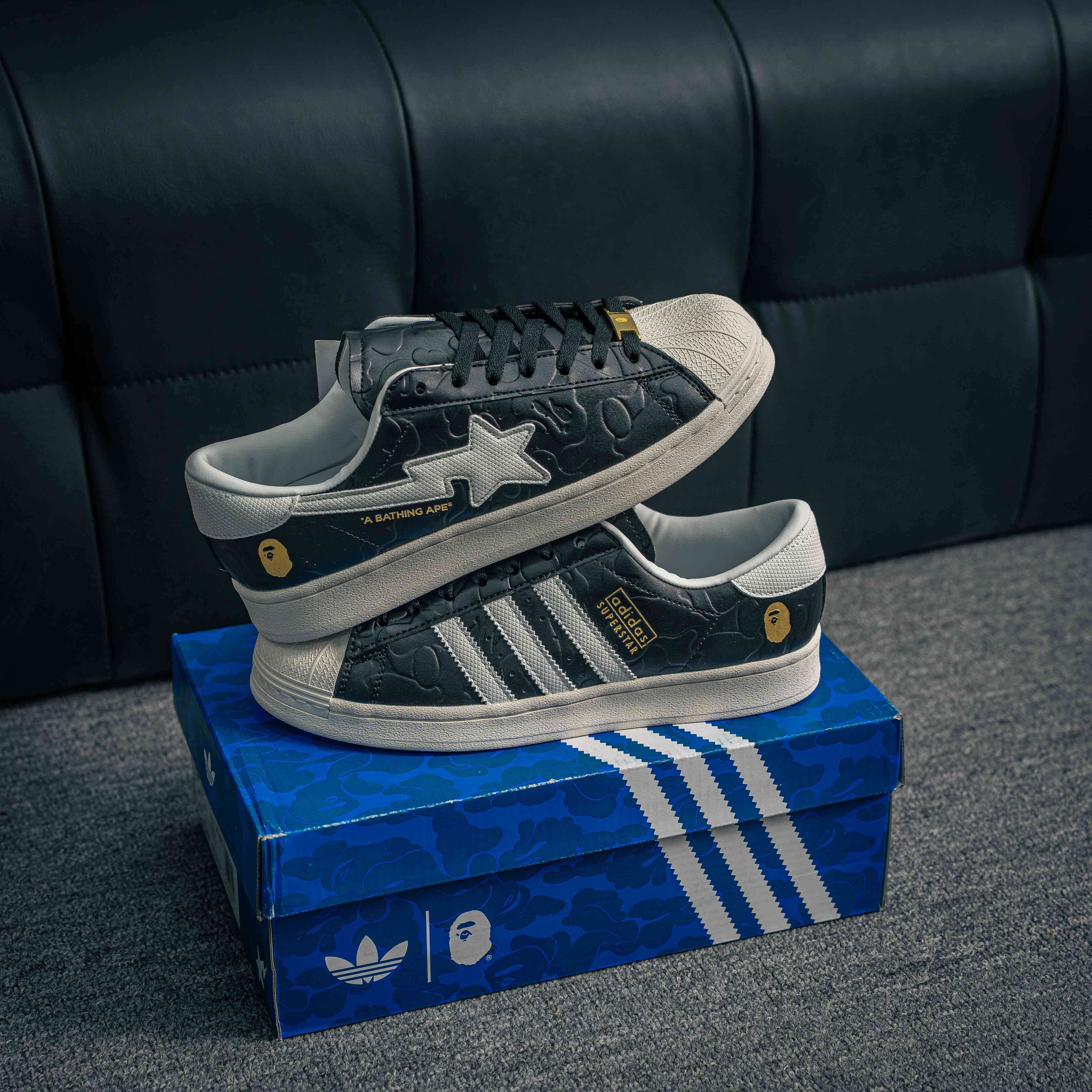 Adidas Superstar X Bape (1:1)_img_1