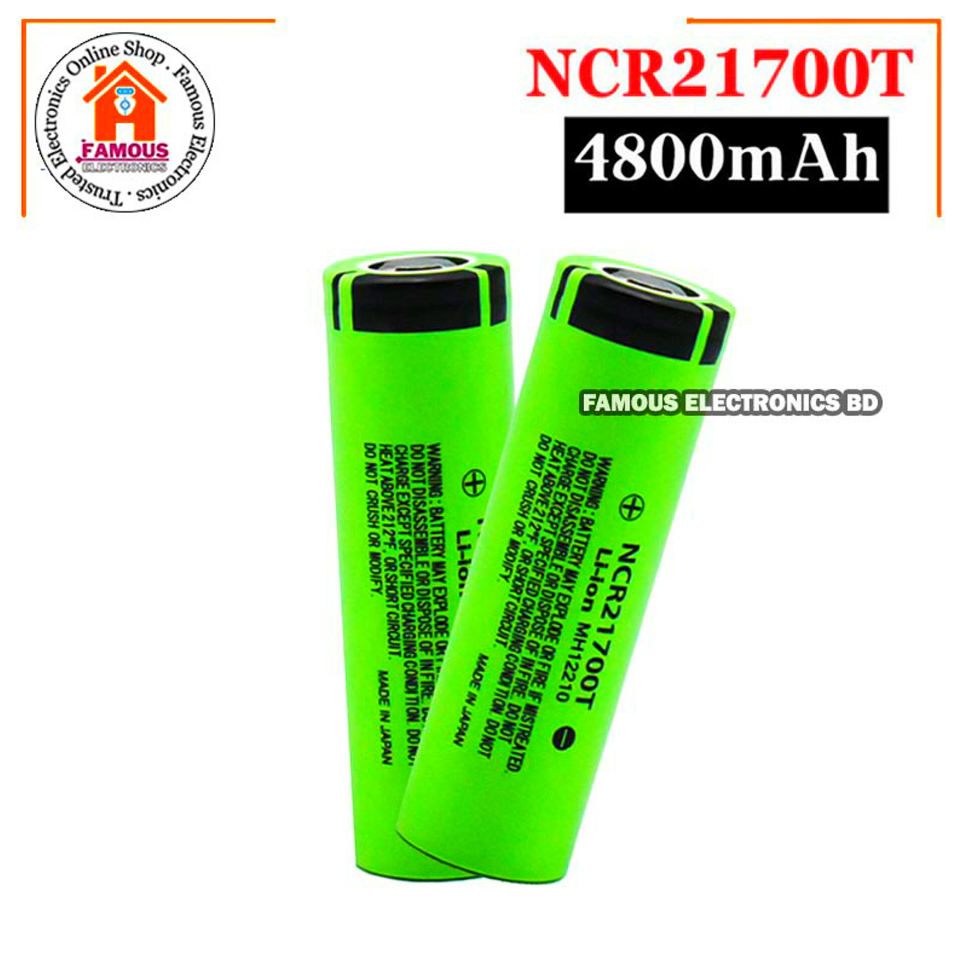 NCR-21700T 5000mAh li-ion battery 25A High Capacity NCR21700T 3.7V Lithium-ion Battery_img_6