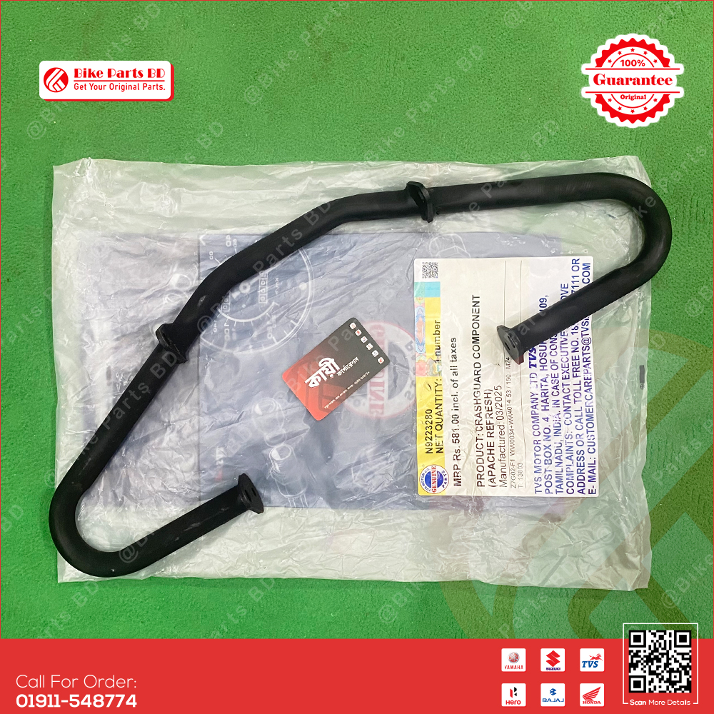 Crash Guard for TVS RTR 2V (150 & 160) bike._img_0