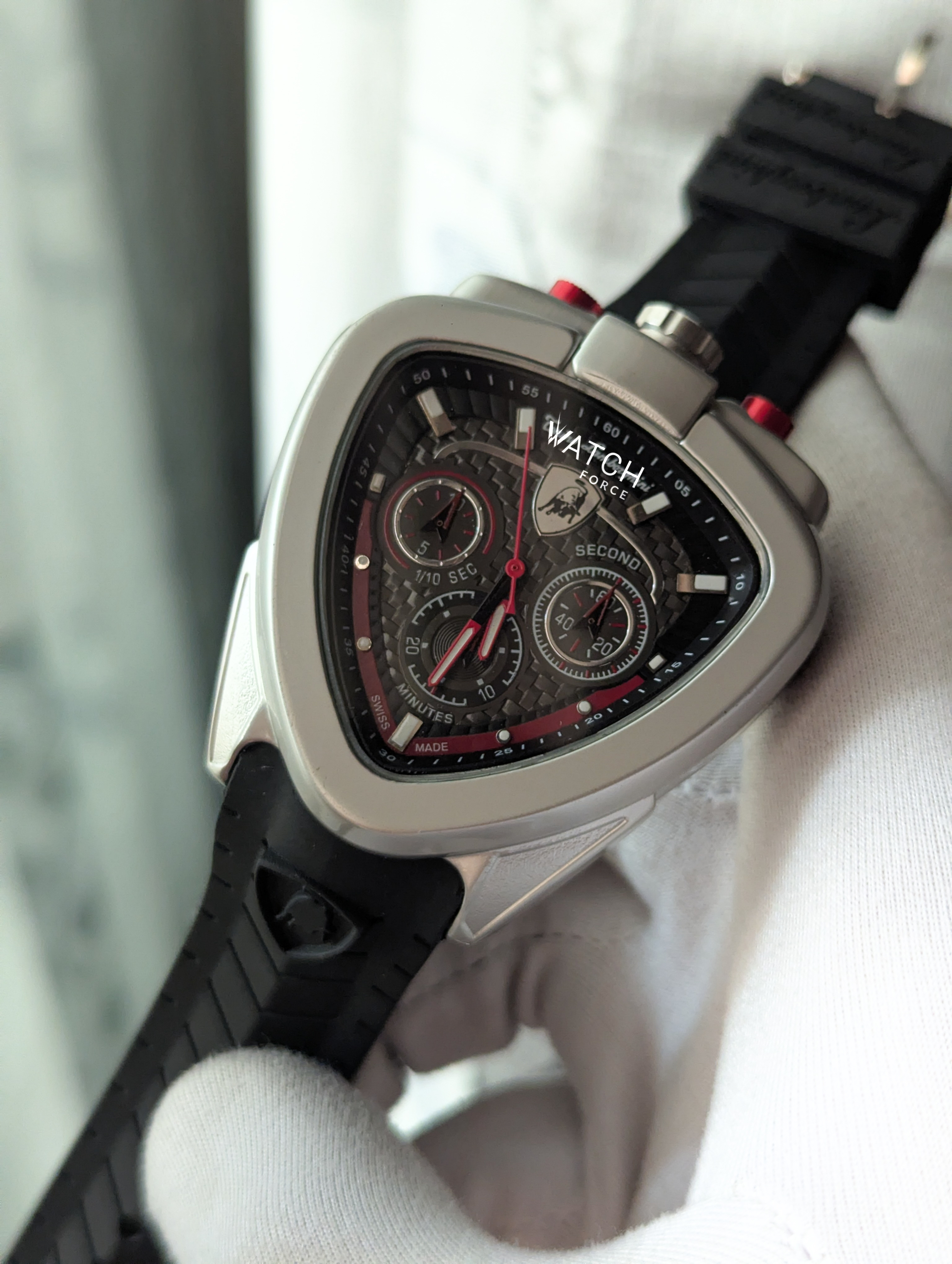 Lamborghini Watch Silver