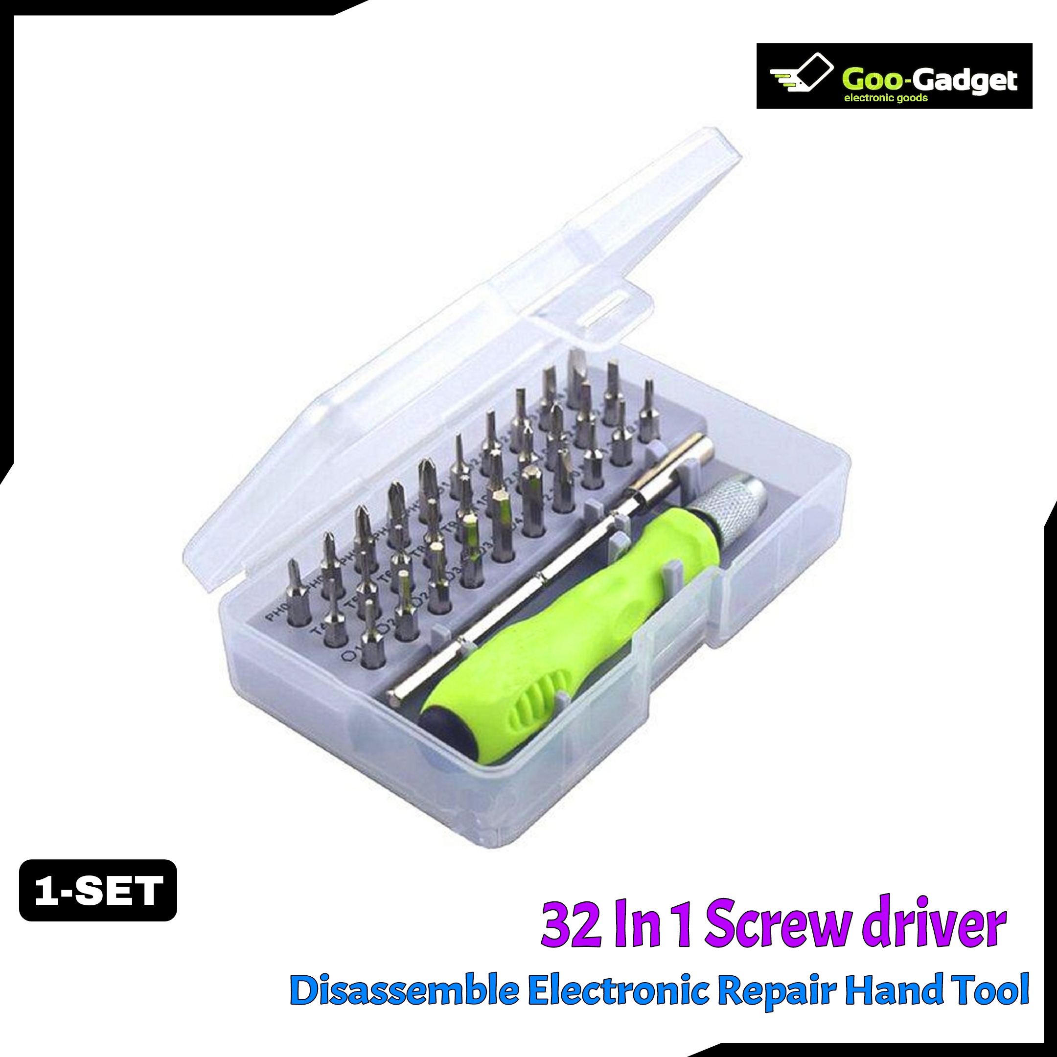 32 In 1 Multipurpose Precision Screwdriver Set | Electronic Repair Hand Tool