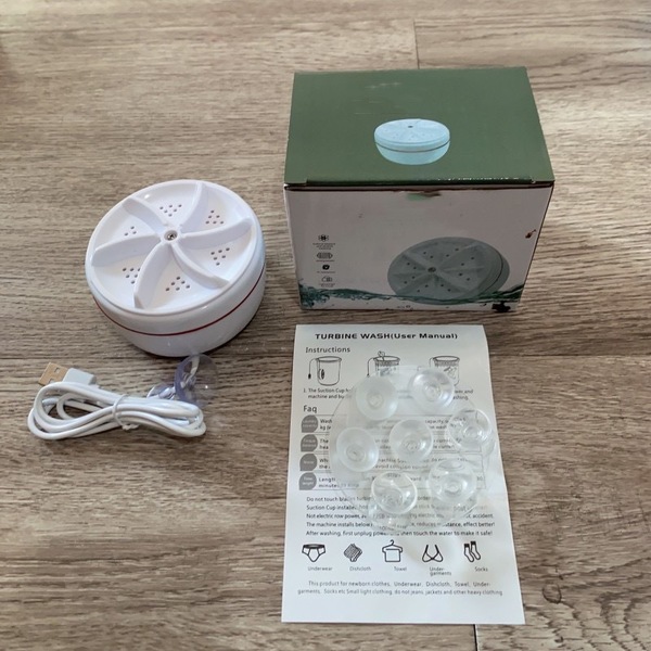 Turbine Wash Portable Washing Machine [Dormitory USB Bucket washer]_img_9